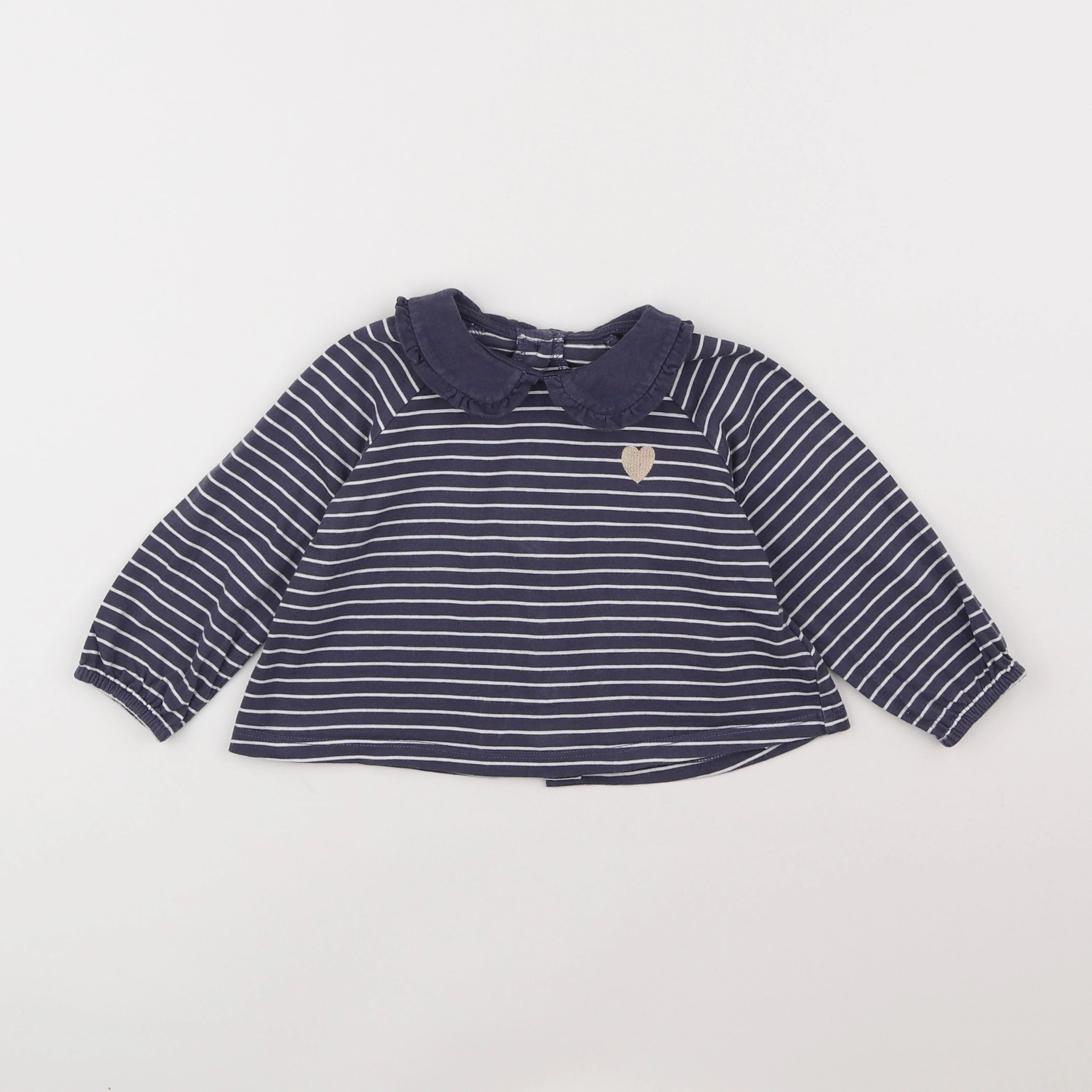 Vertbaudet - tee-shirt bleu - 18 mois