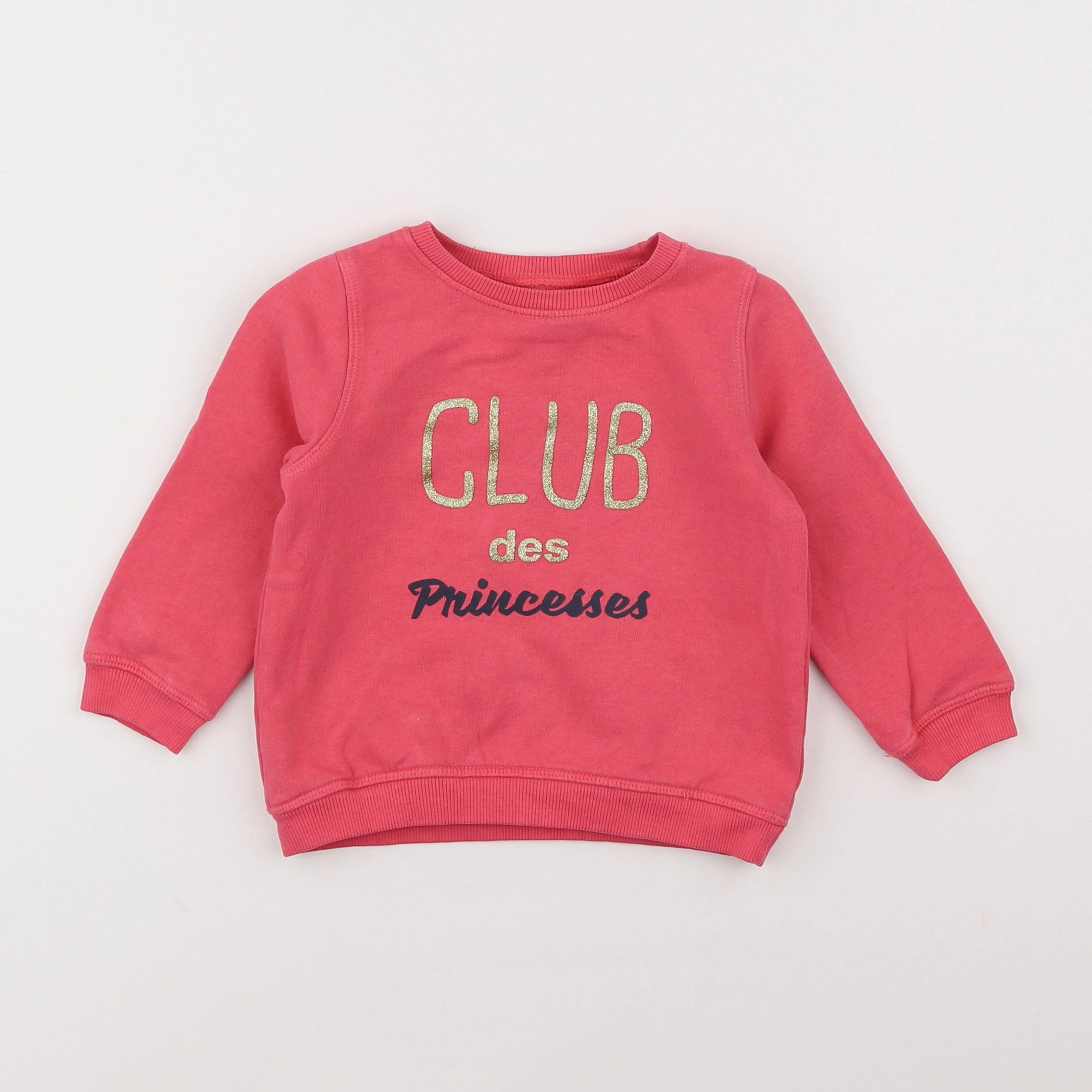 Vertbaudet - sweat rose - 2 ans