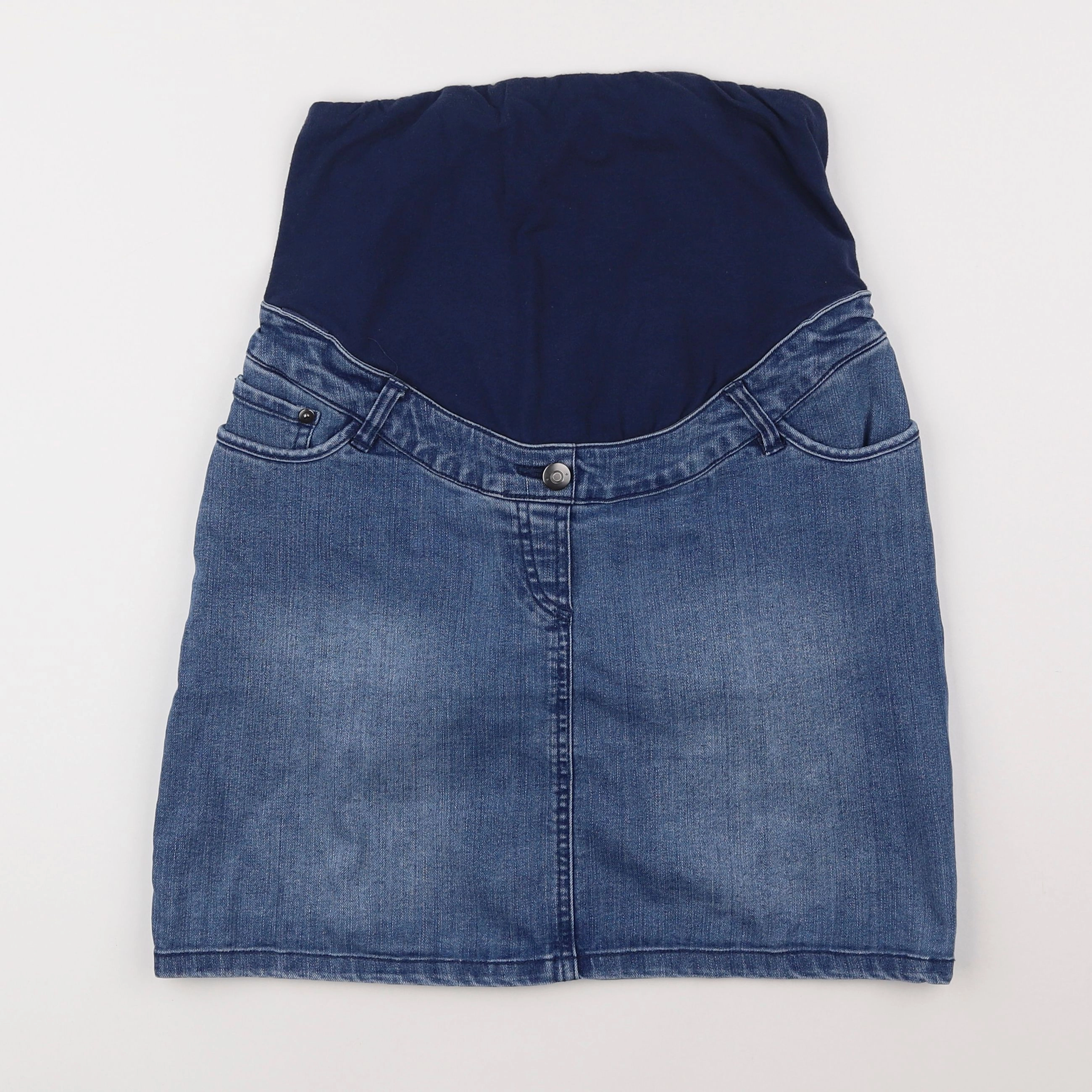 Vertbaudet - jupe grossesse bleu - 38