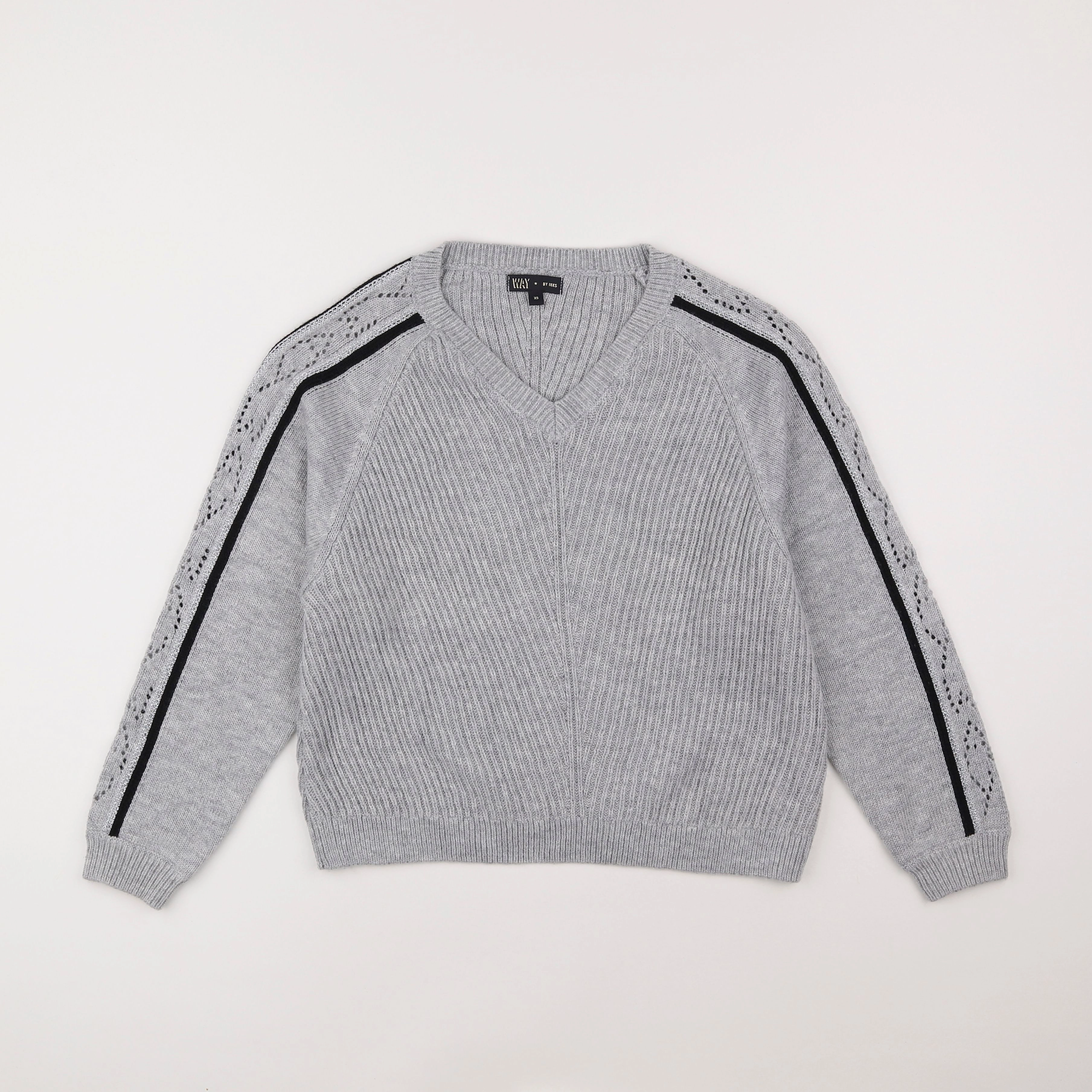IKKS - pull gris - 10 ans