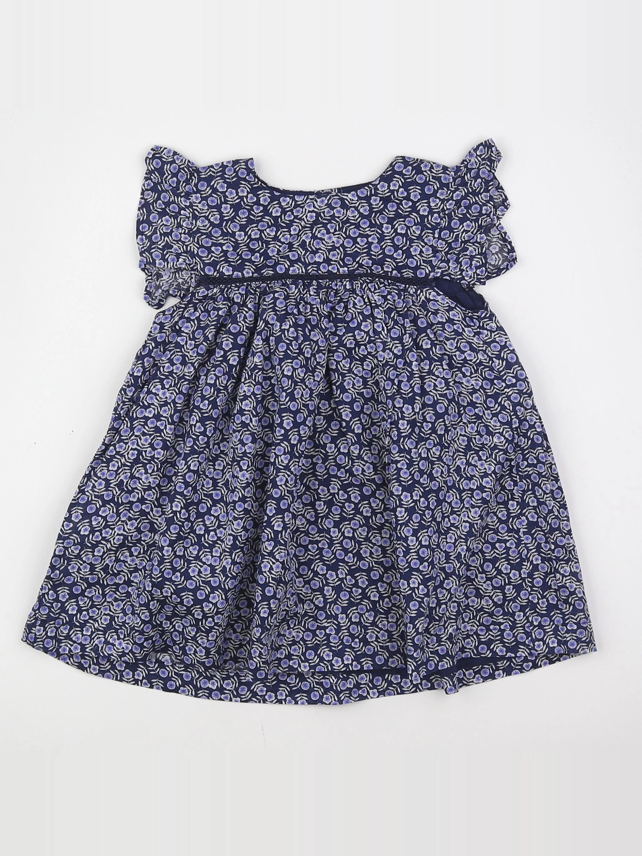 Boutchou - robe bleu - 12 mois