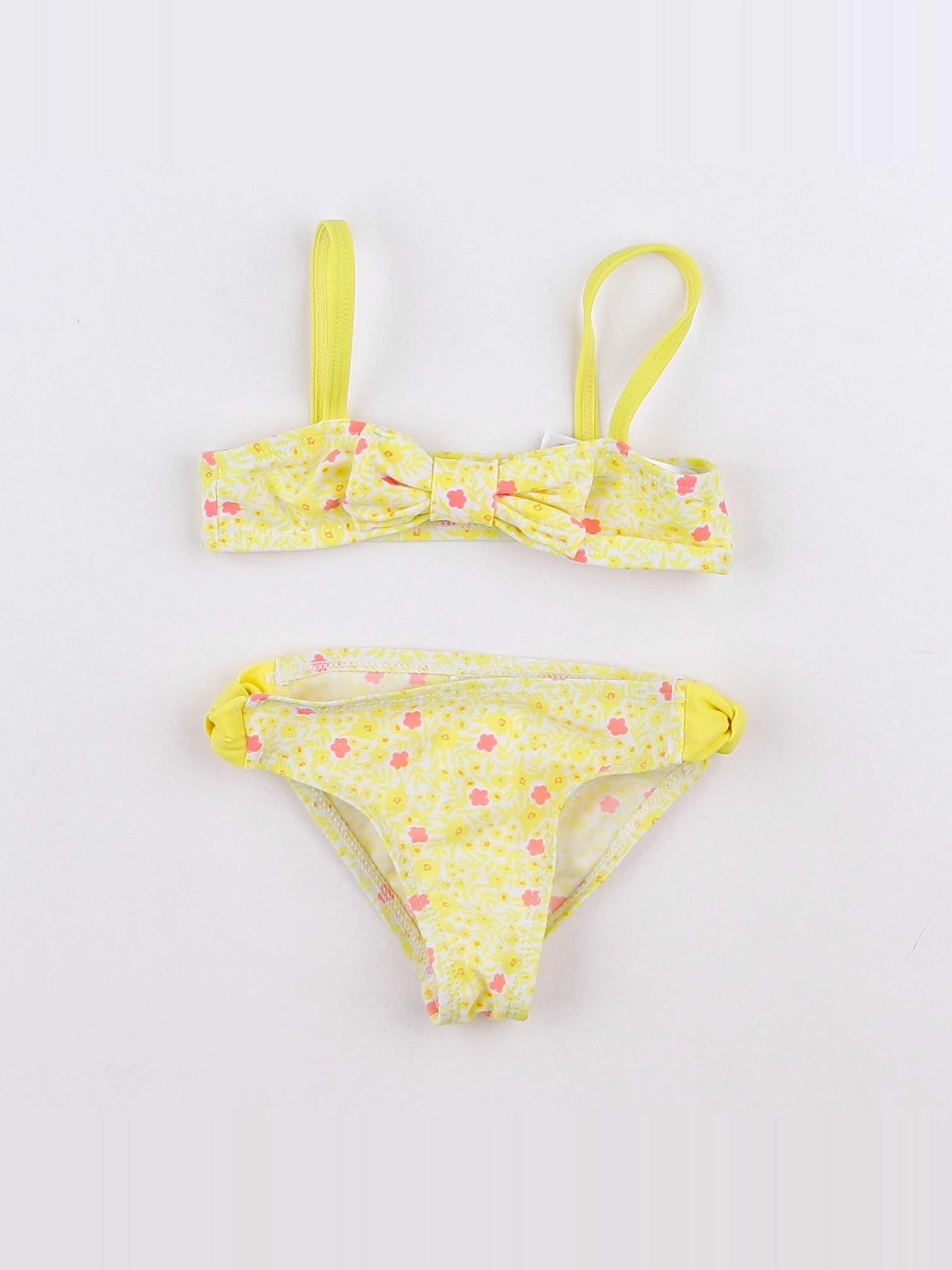 Vertbaudet - maillot de bain jaune - 2 ans