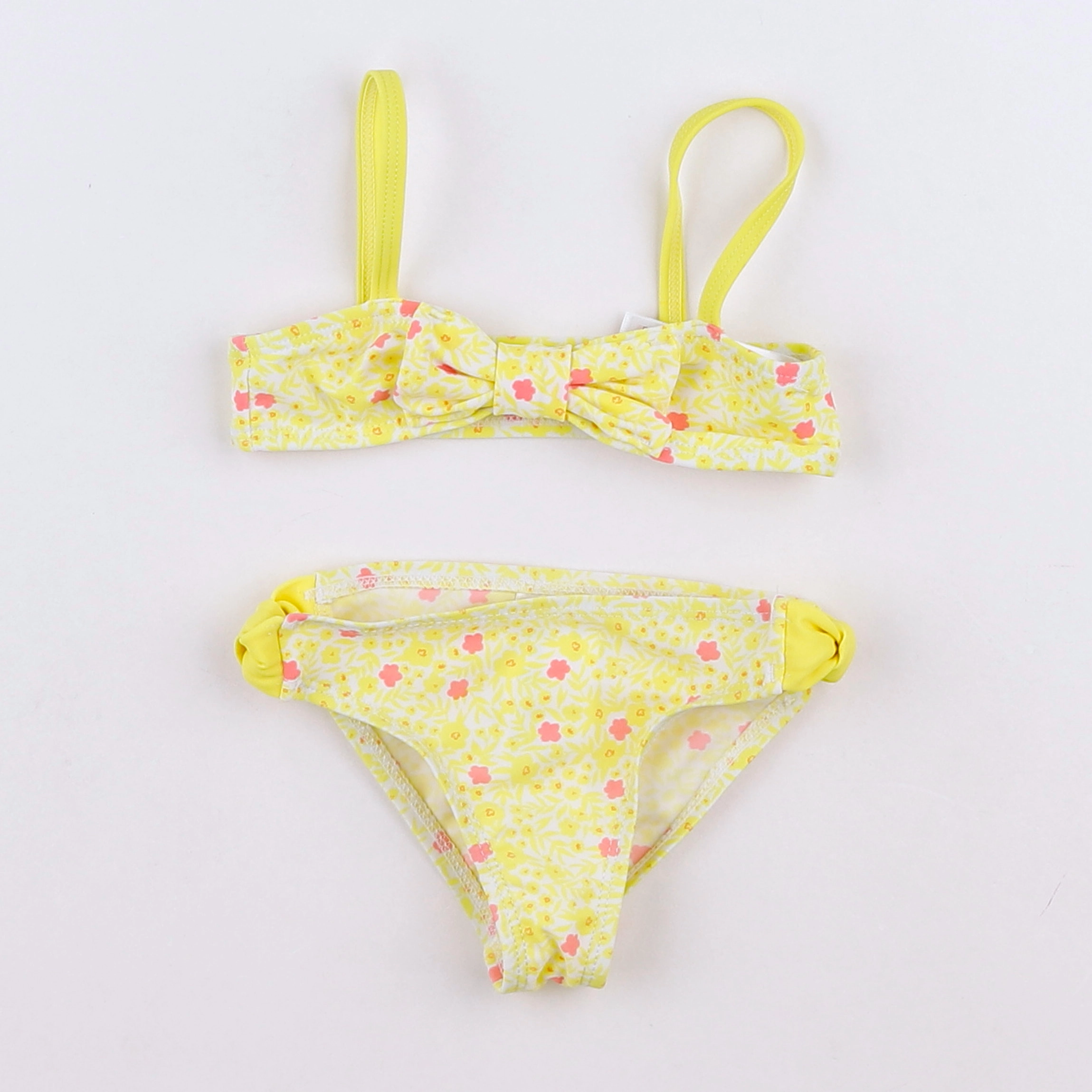 Vertbaudet - maillot de bain jaune - 2 ans