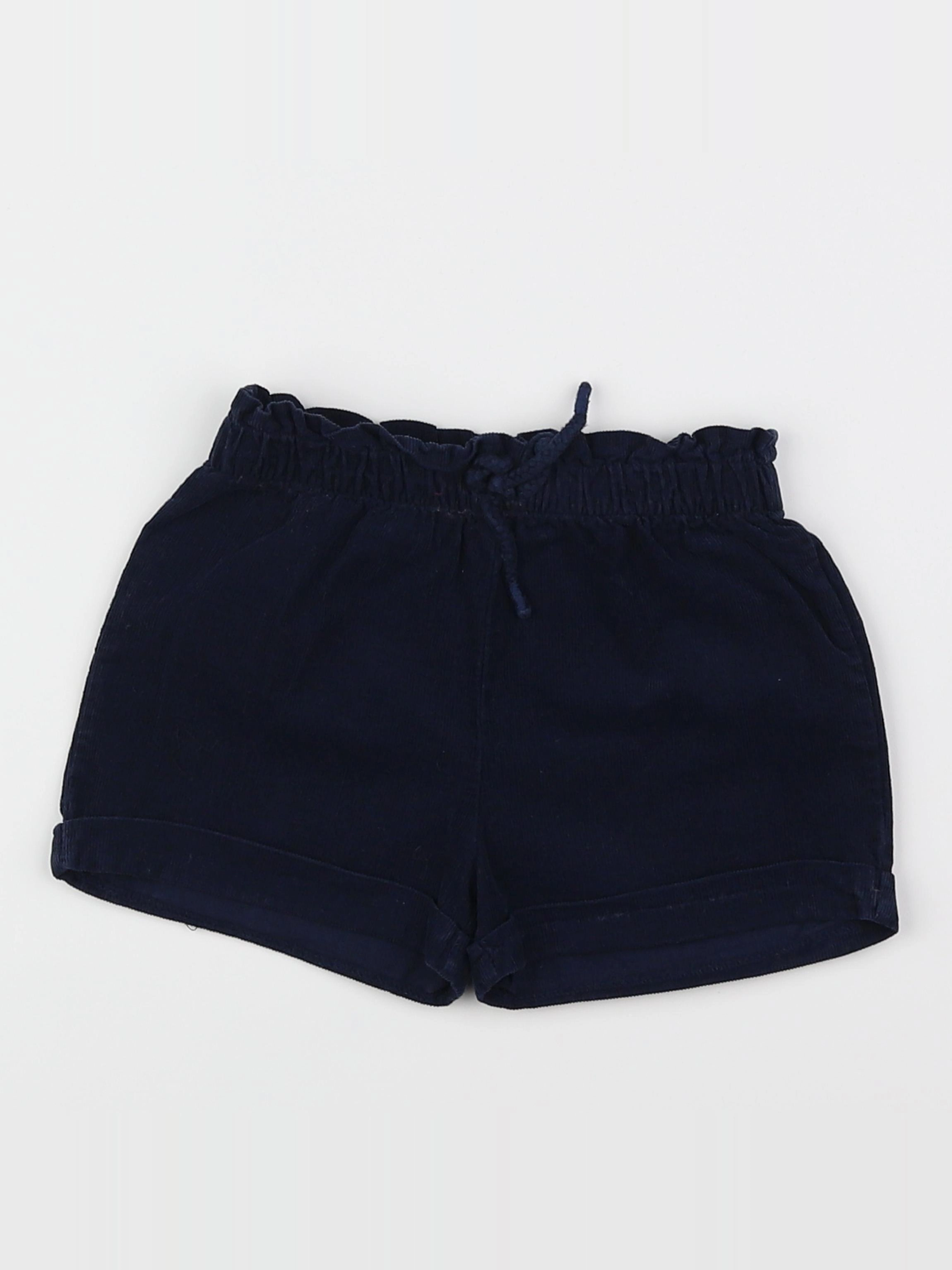 Vertbaudet - short bleu - 18 mois