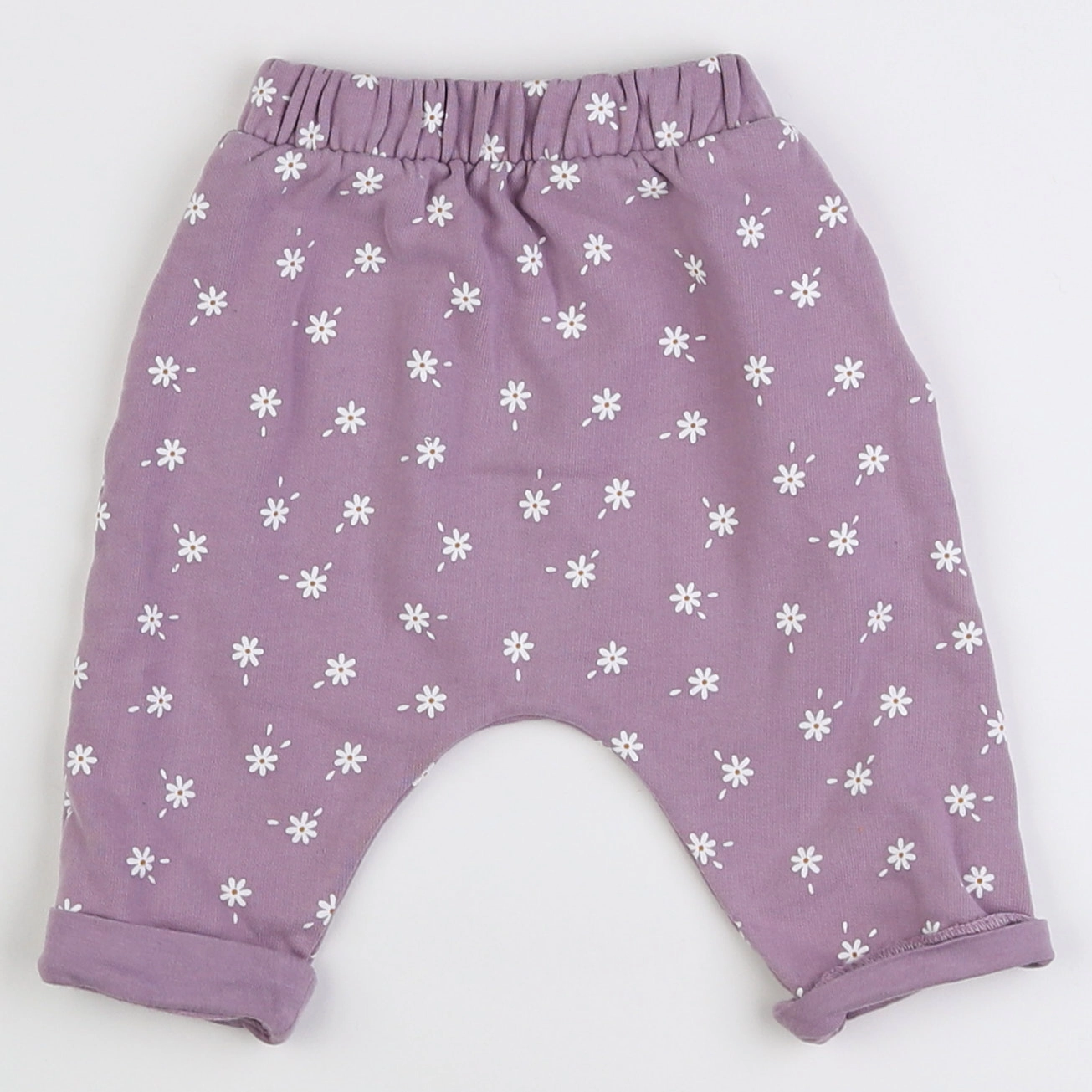 Vertbaudet - pantalon violet - 3 mois