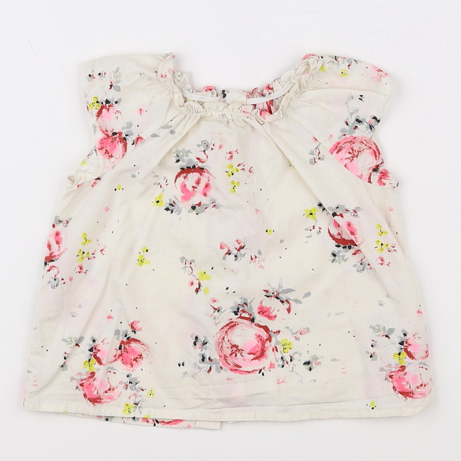 Bonpoint - blouse beige - 12 mois