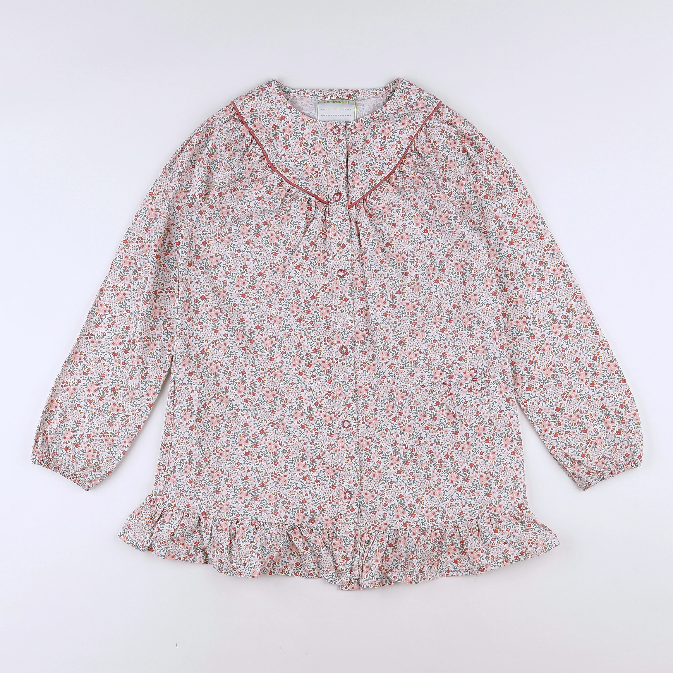 Vertbaudet - blouse blanc,rose - 10 ans