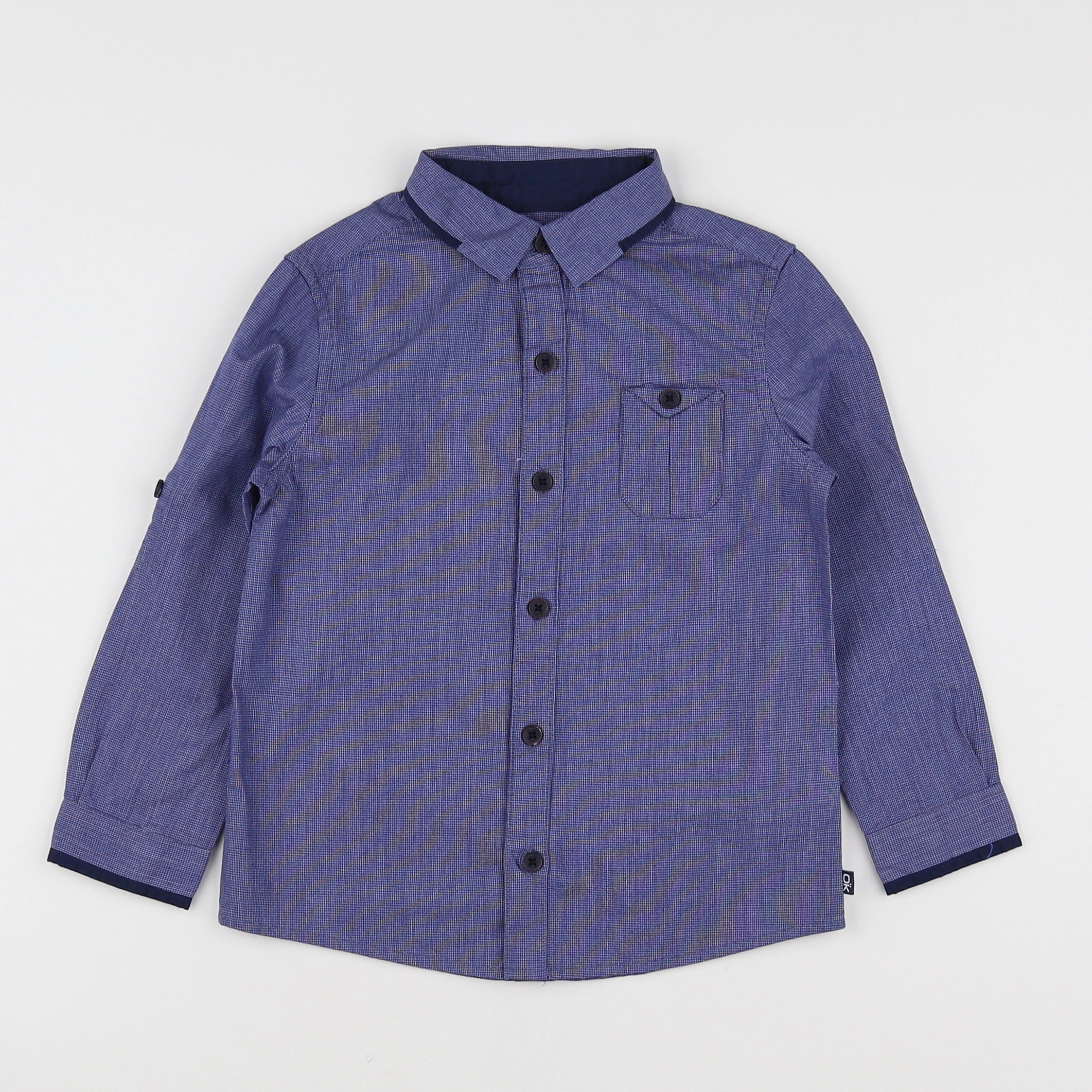Okaidi - chemise bleu - 3 ans