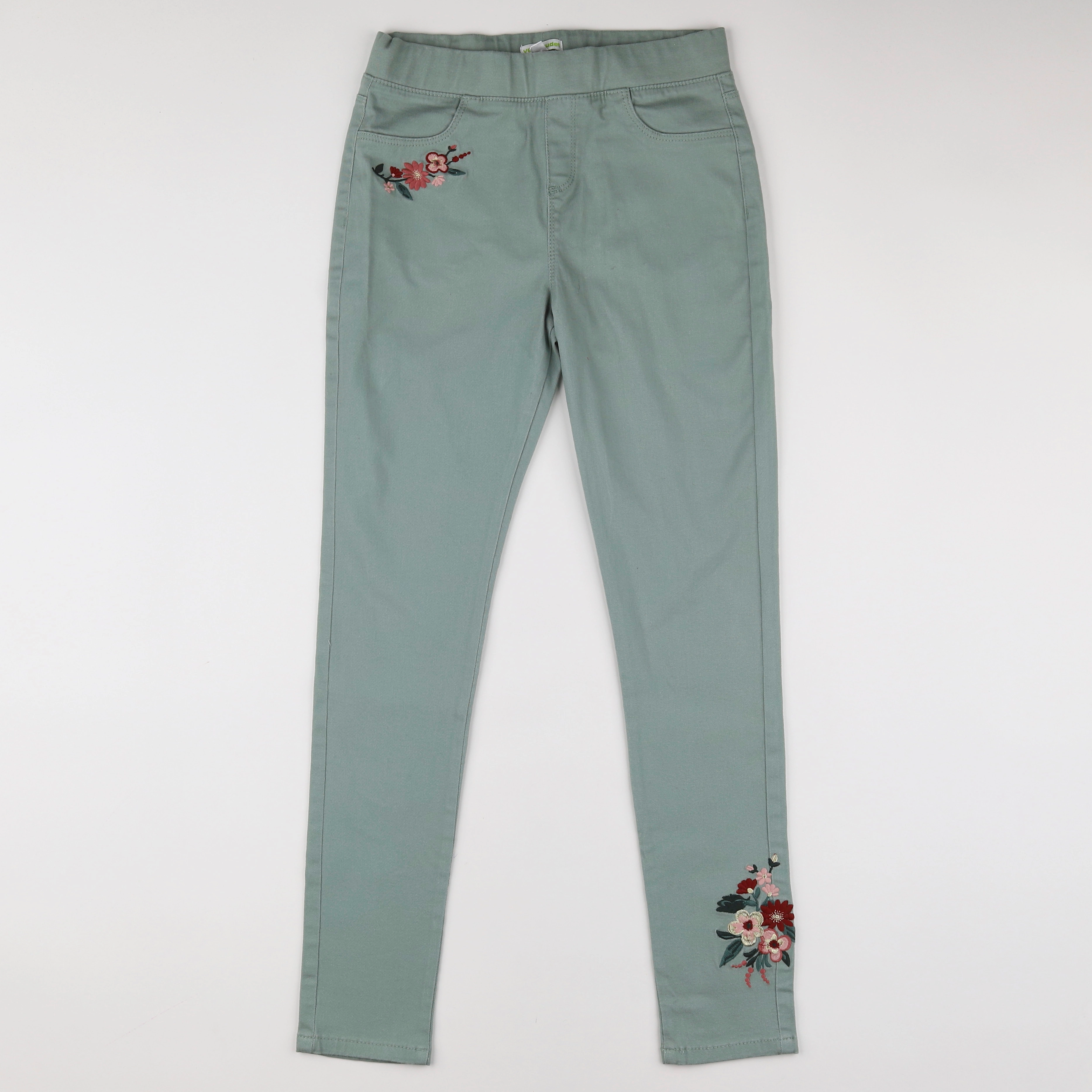 Vertbaudet - jegging vert - 12 ans