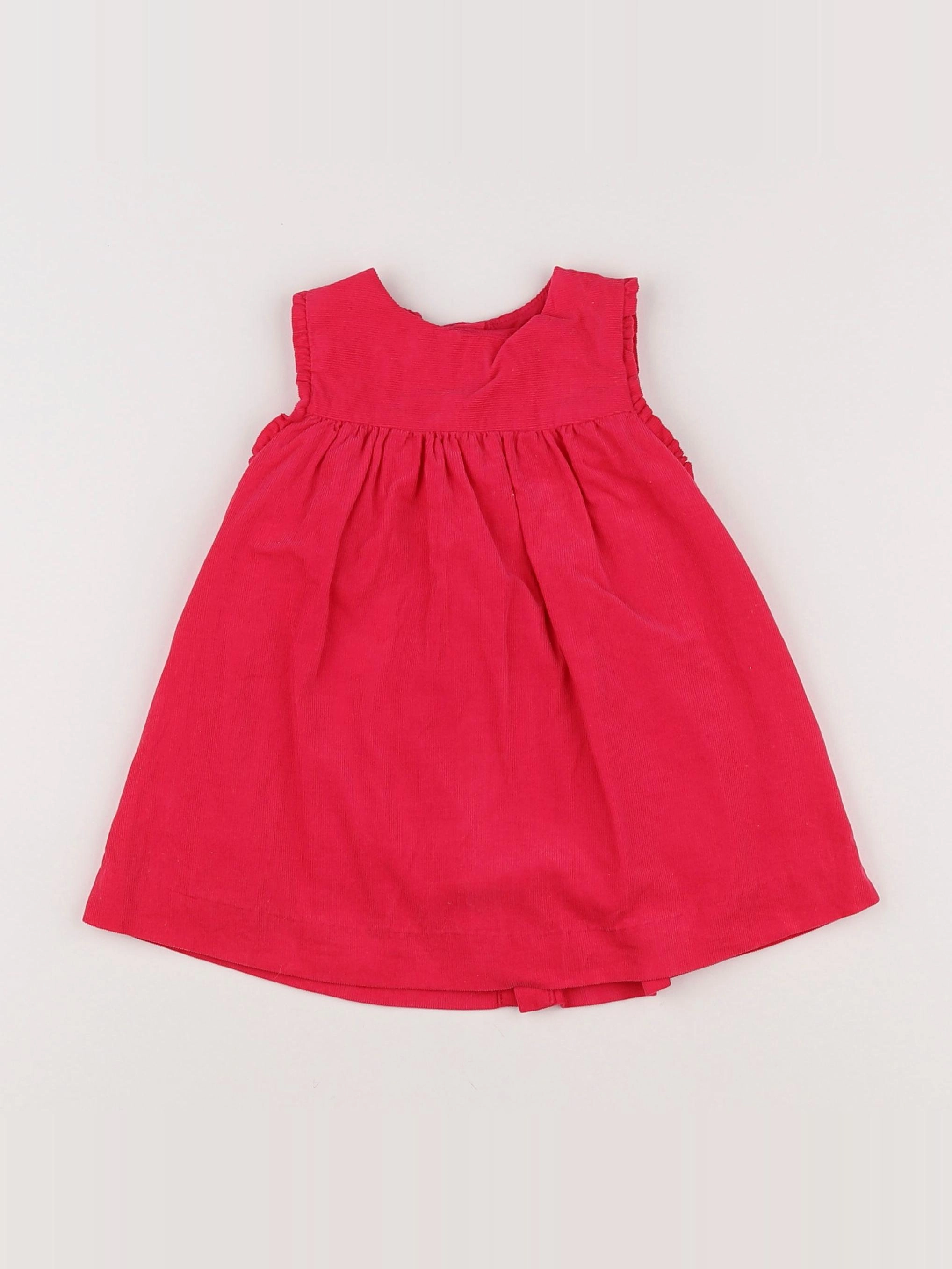Jacadi - robe rose - 12 mois