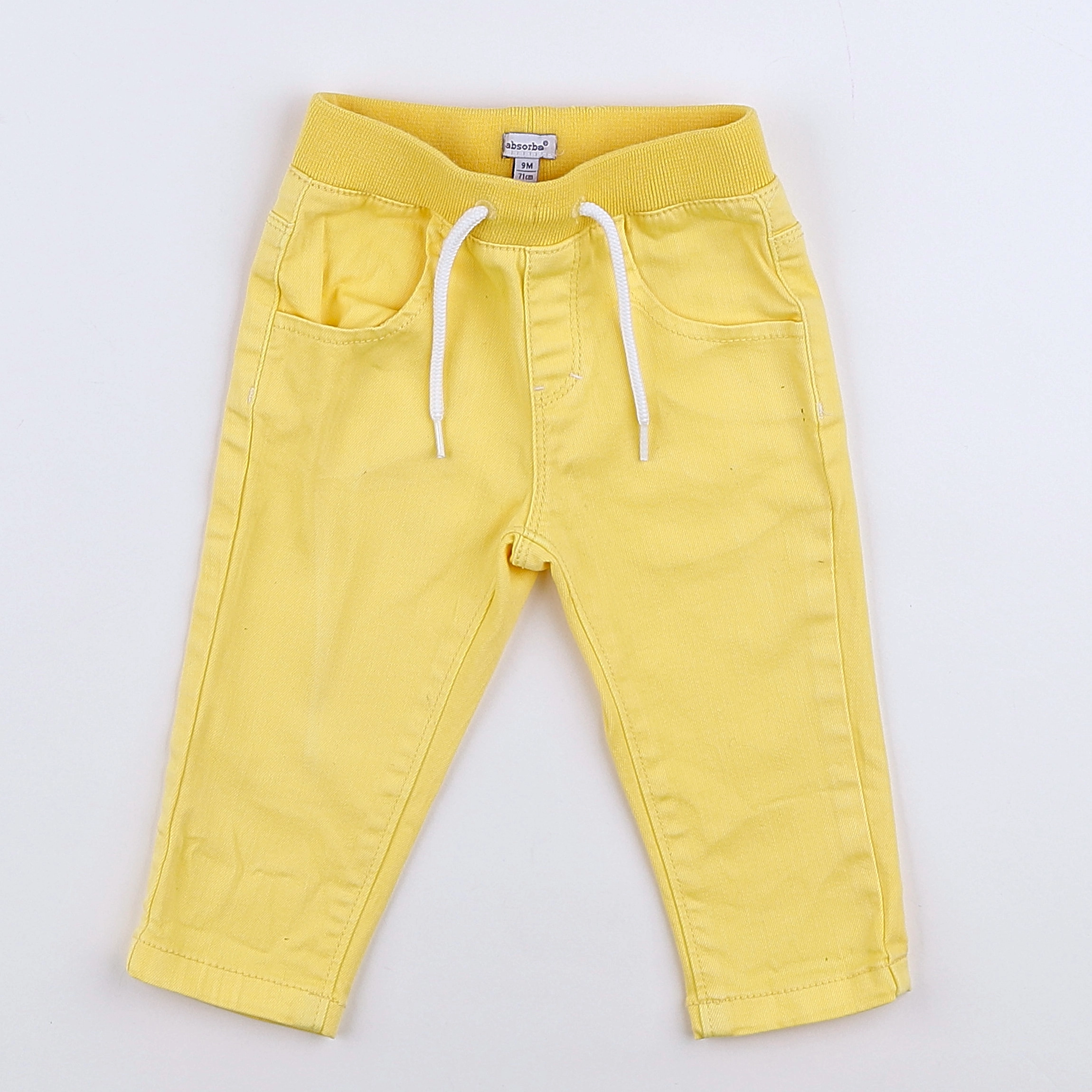 Absorba - pantalon jaune - 9 mois