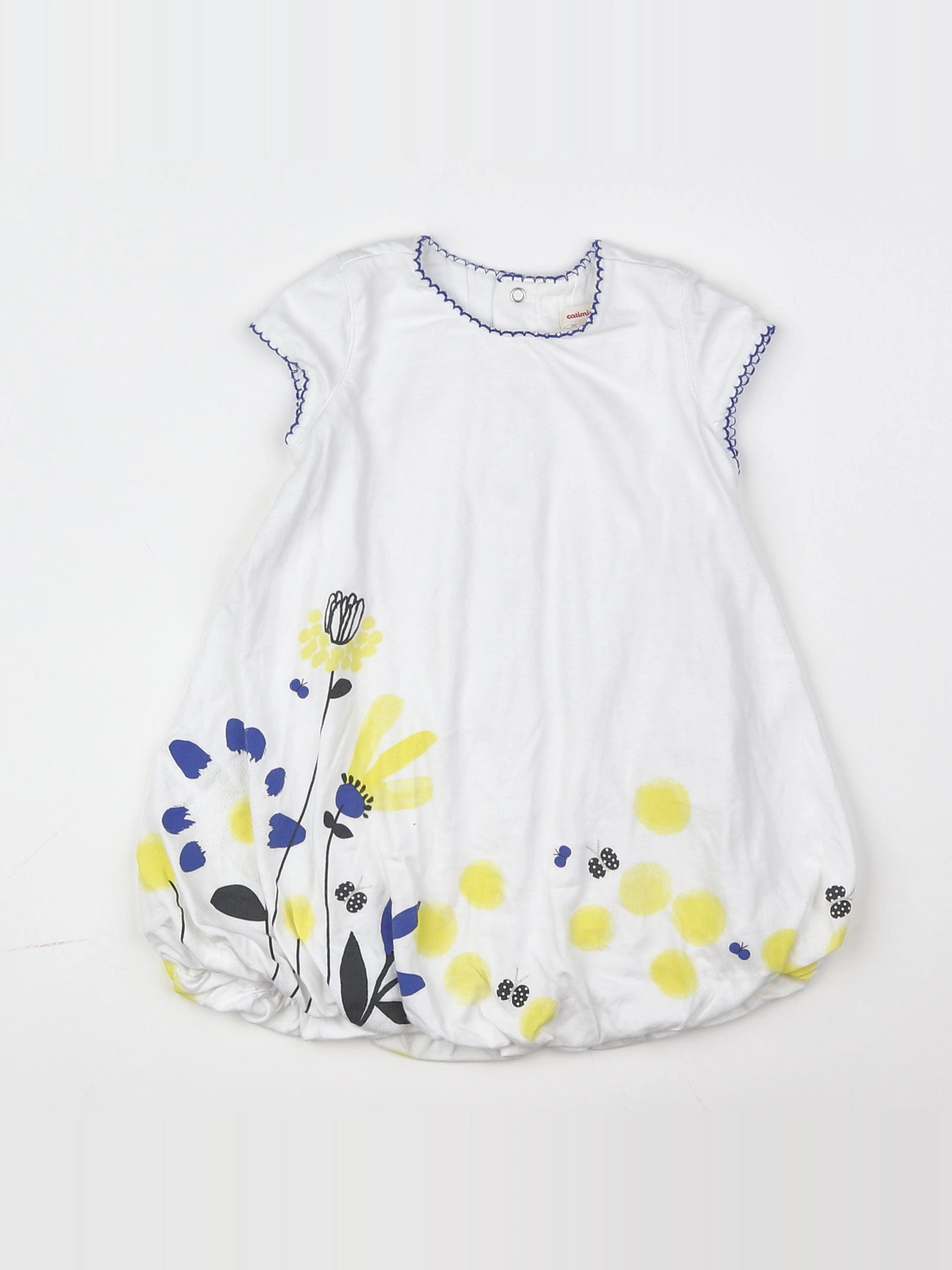 Catimini - robe blanc - 12 mois