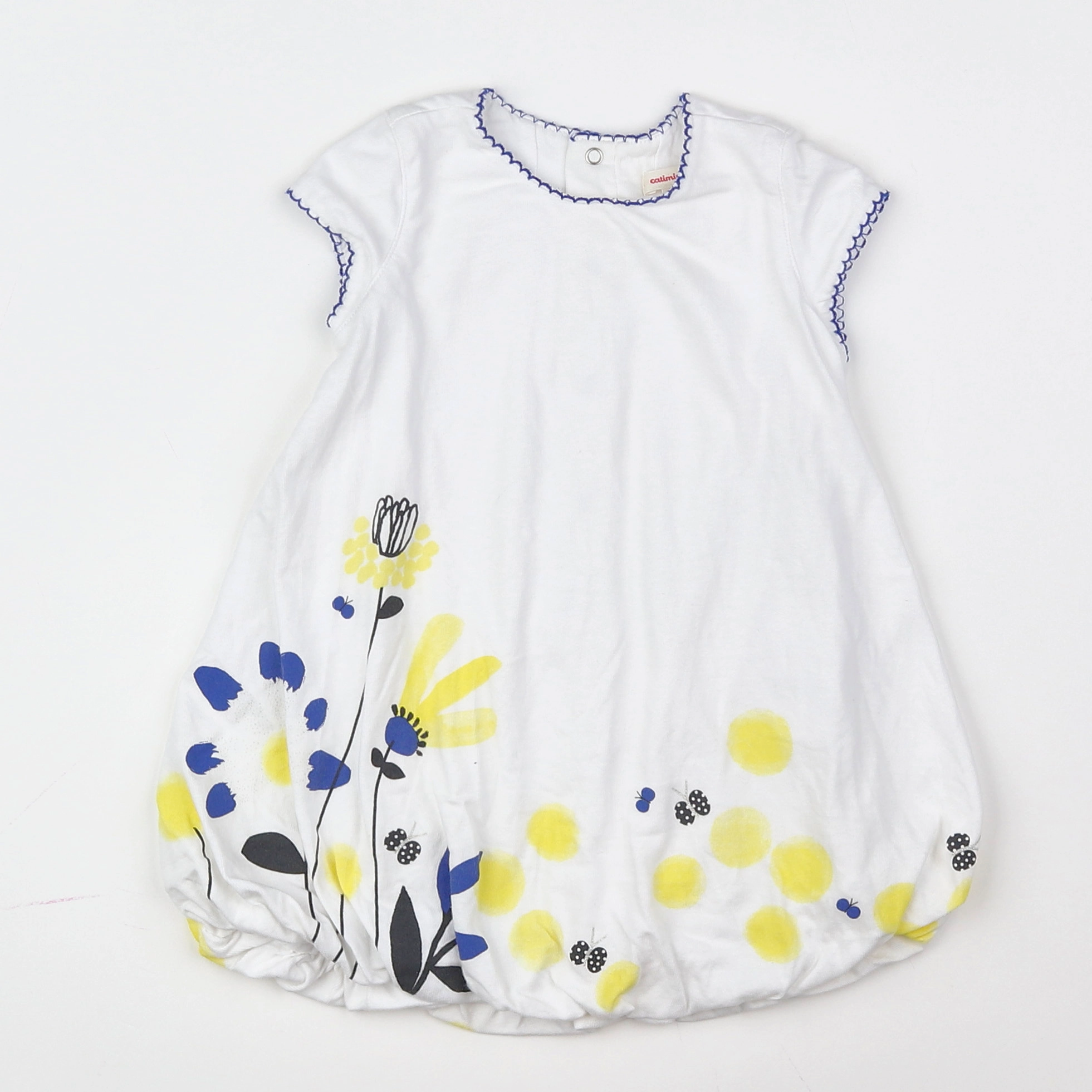 Catimini - robe blanc - 12 mois