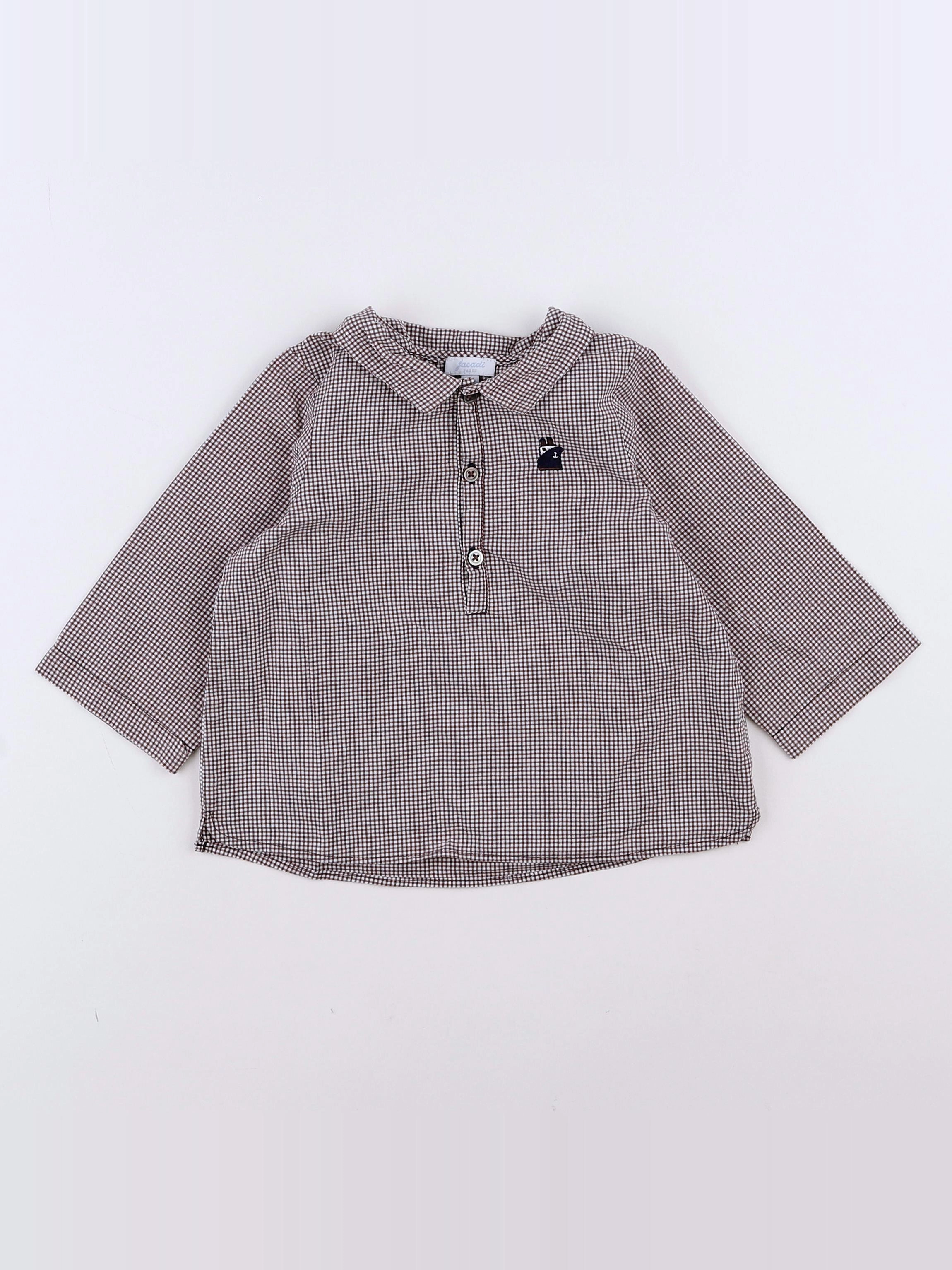 Jacadi - chemise marron - 12 mois