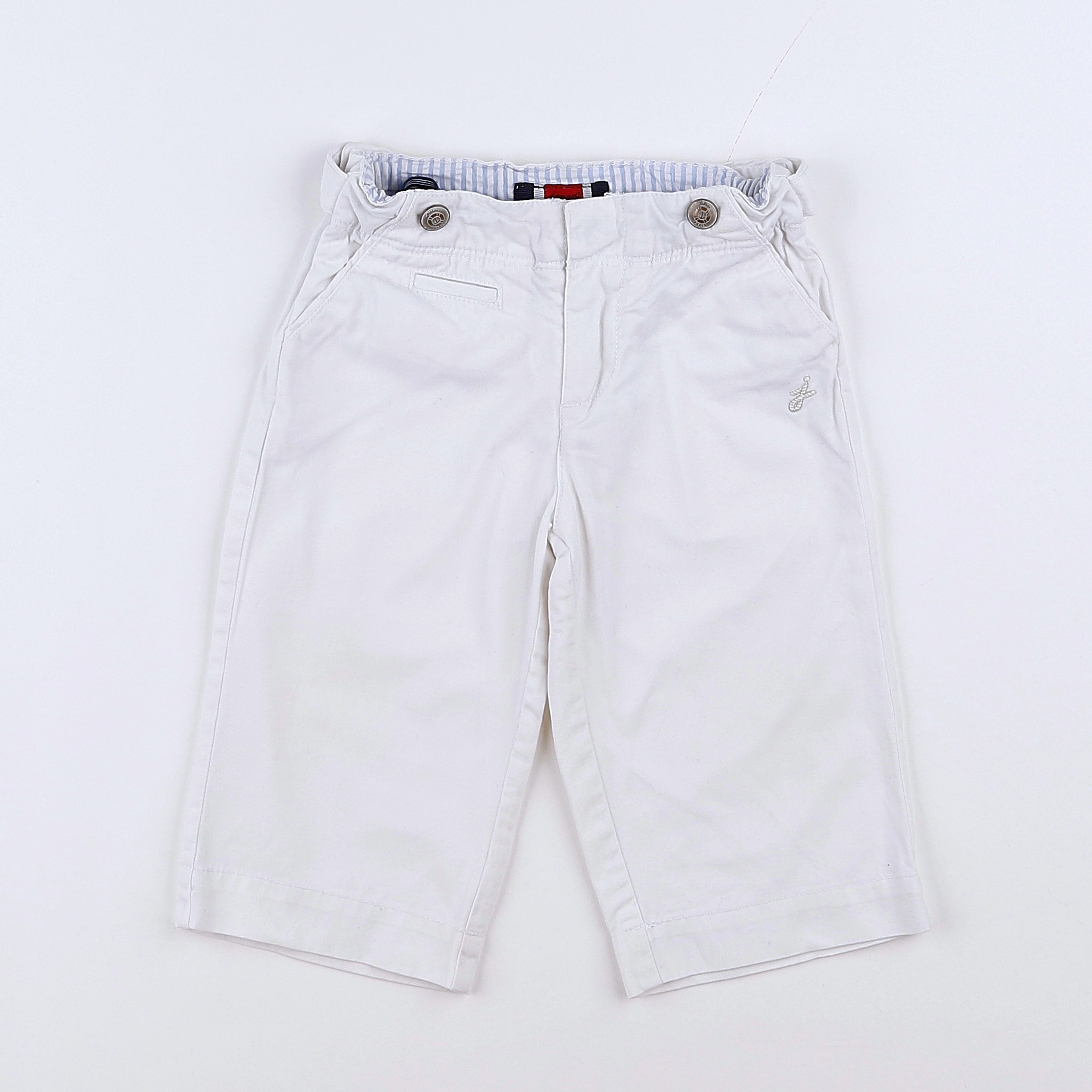 Jacadi - pantalon blanc - 12 mois