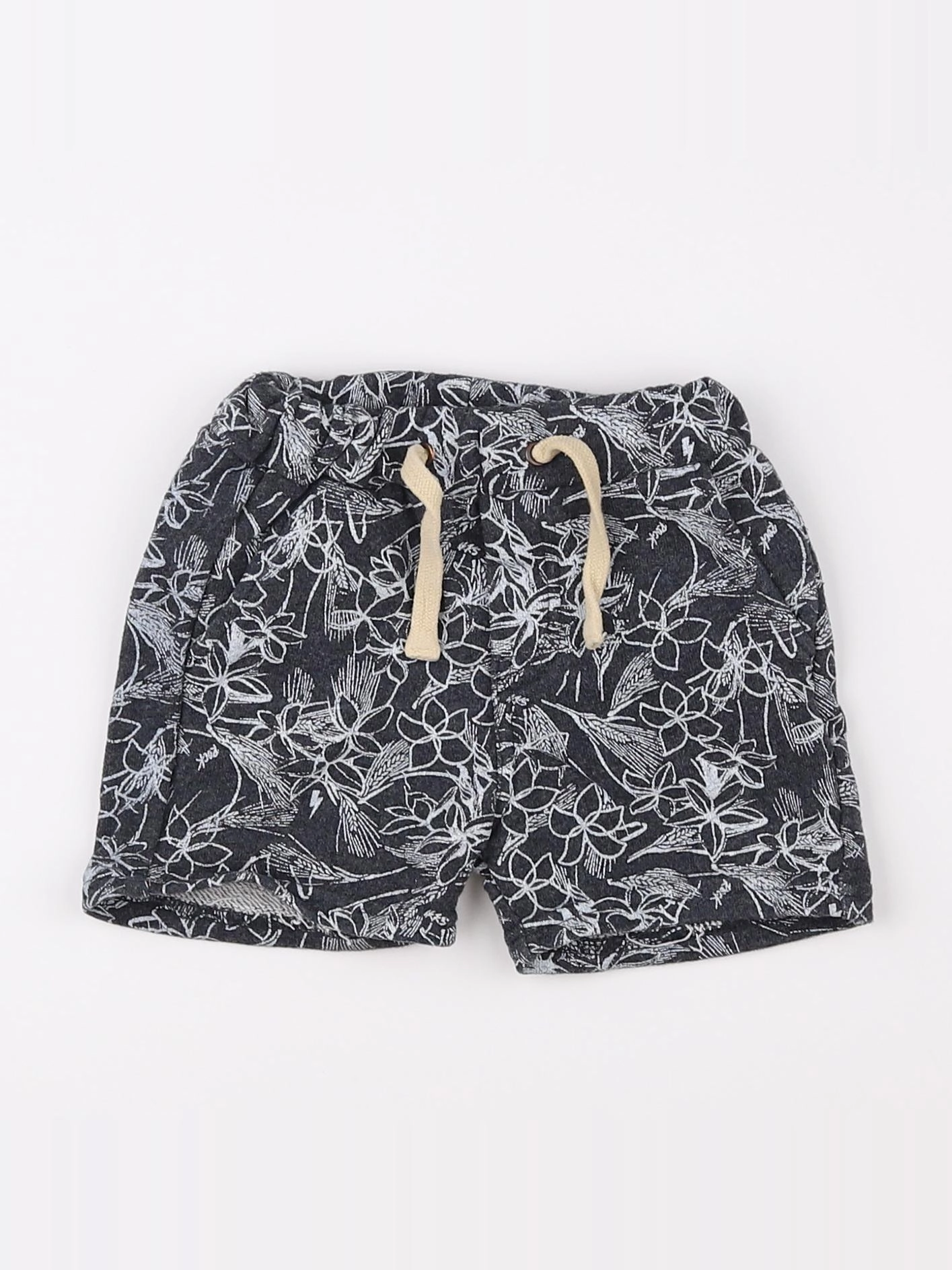 IKKS - short noir, gris - 12 mois