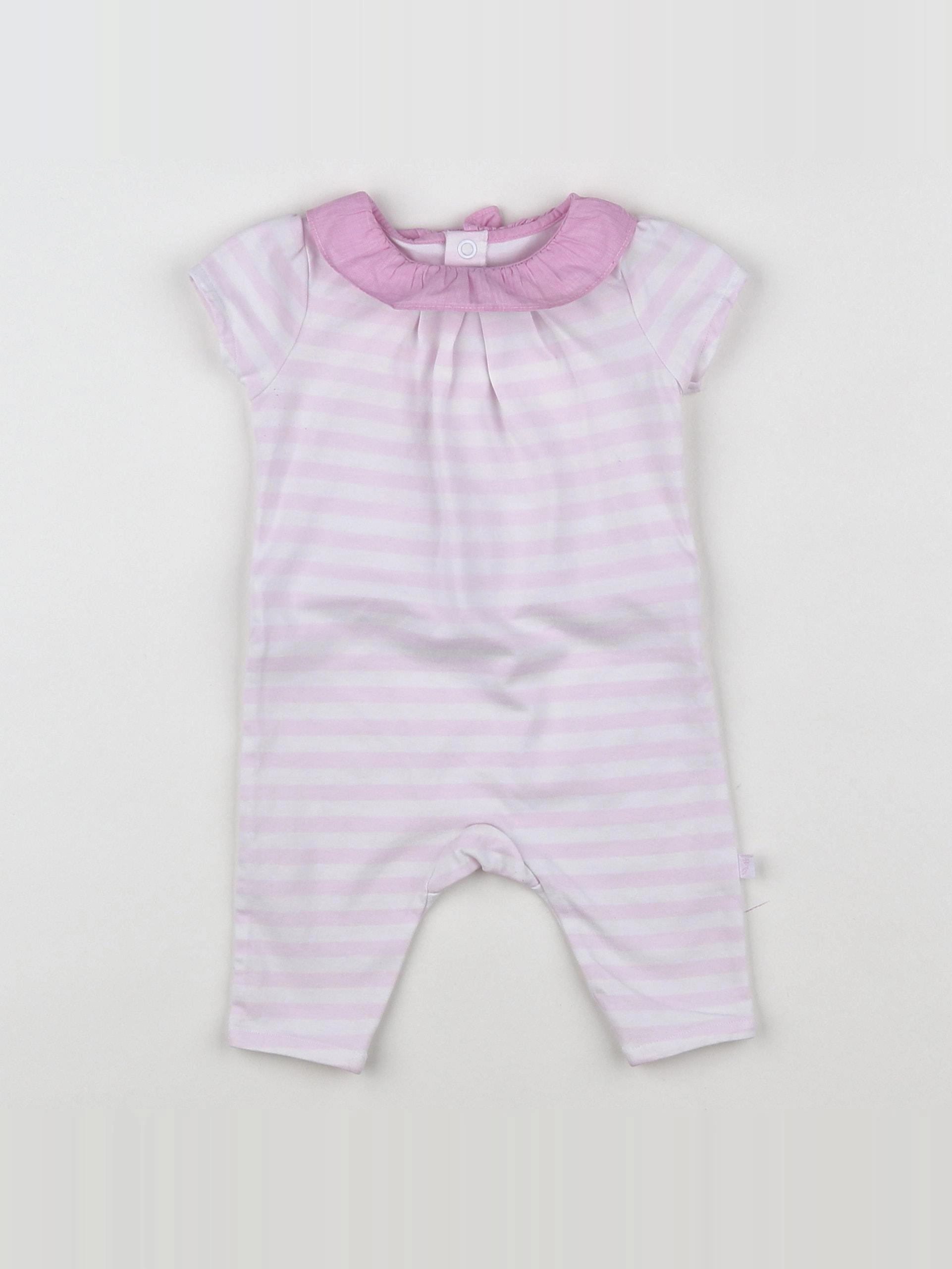 Jacadi - combinaison rose - 3 mois