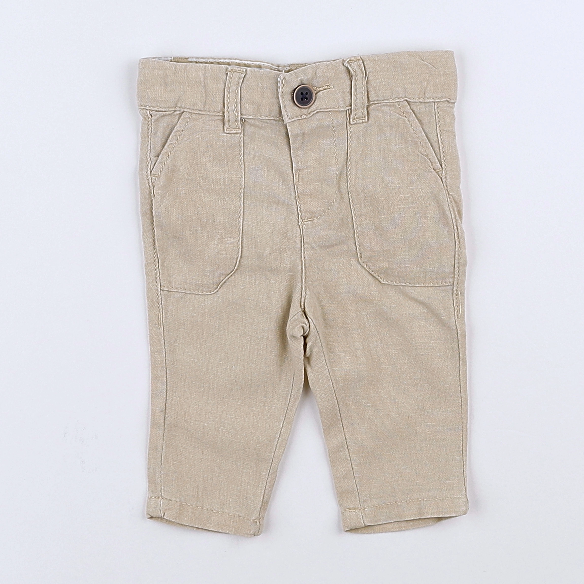 Tape à l'oeil - pantalon beige - 3 mois