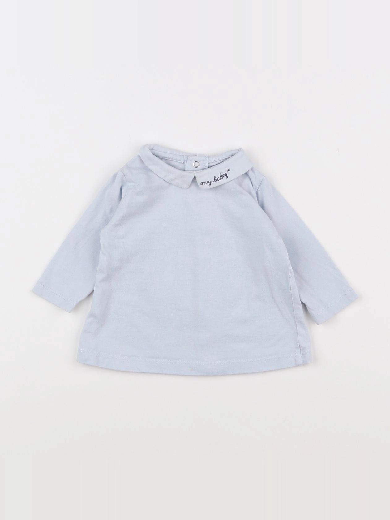 Boutchou - tee-shirt bleu - 6 mois
