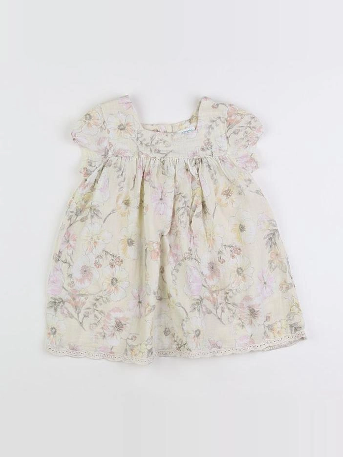 Vertbaudet - robe multicolore - 18 mois