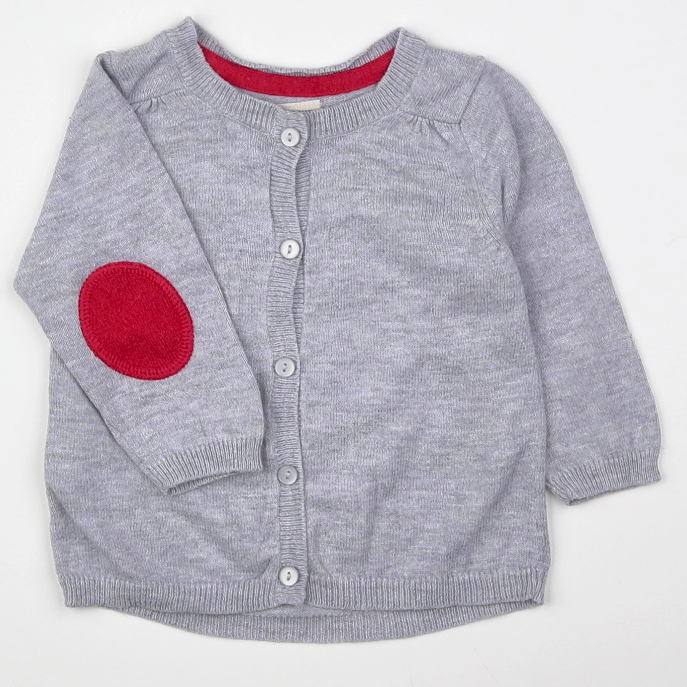 Tape à l'oeil - gilet gris - 6 mois