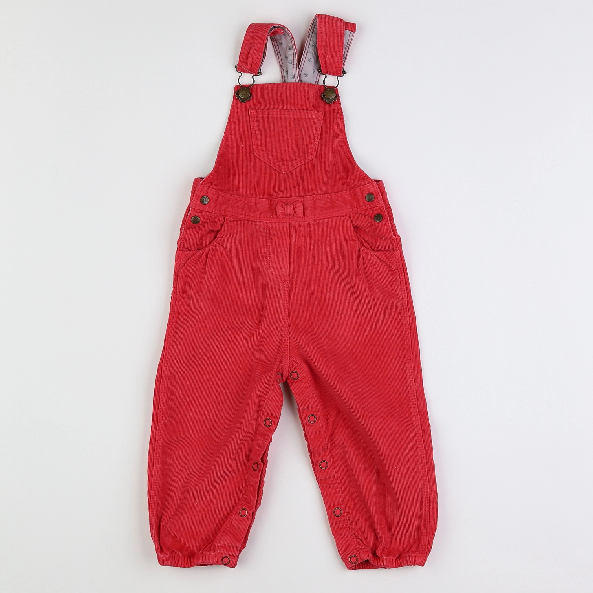 Petit Bateau - salopette rose - 12 mois