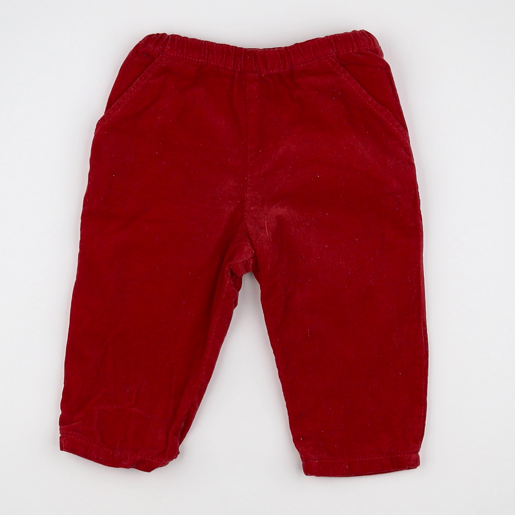 Boutchou - pantalon rouge - 9 mois