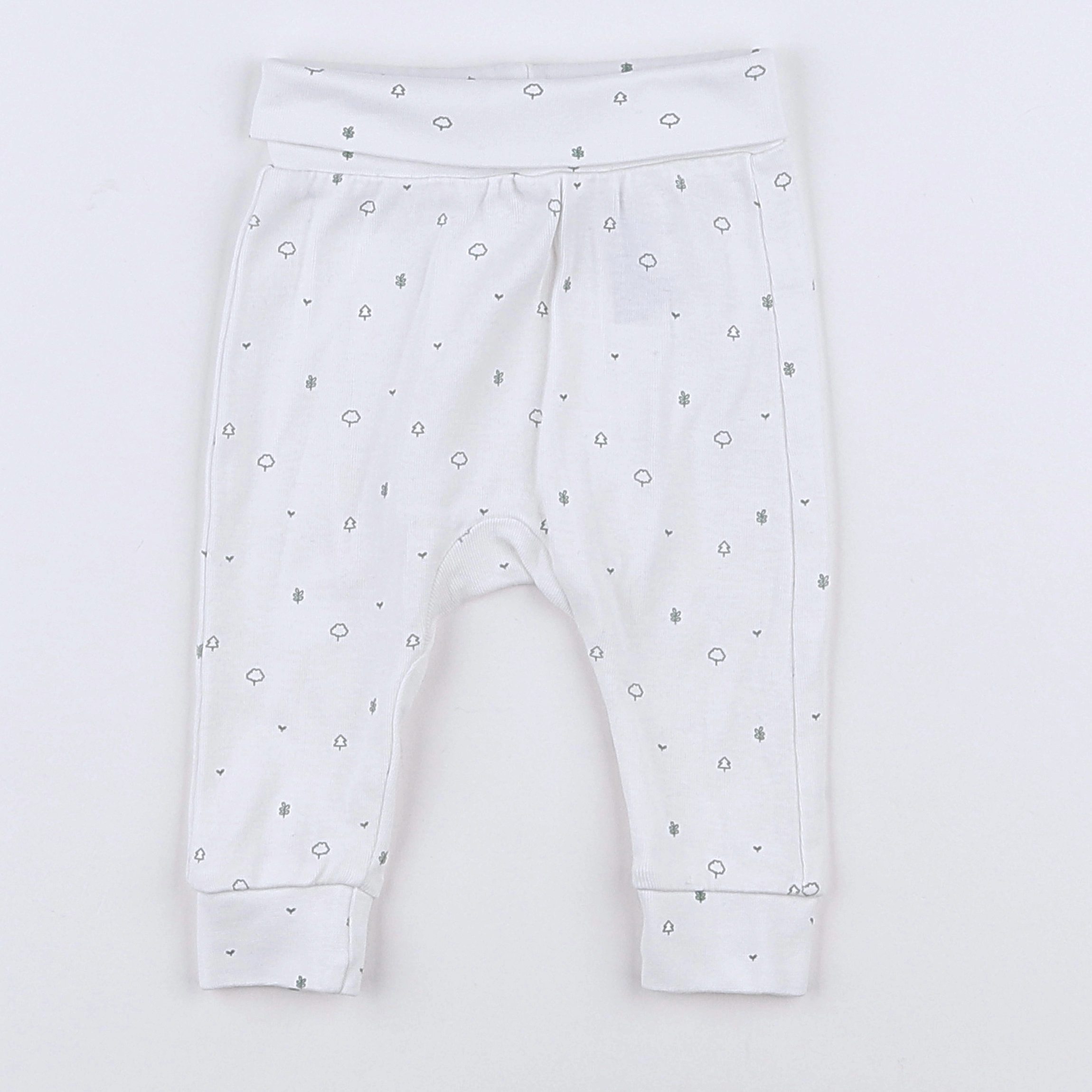 H&M - sarouel blanc - 3 mois