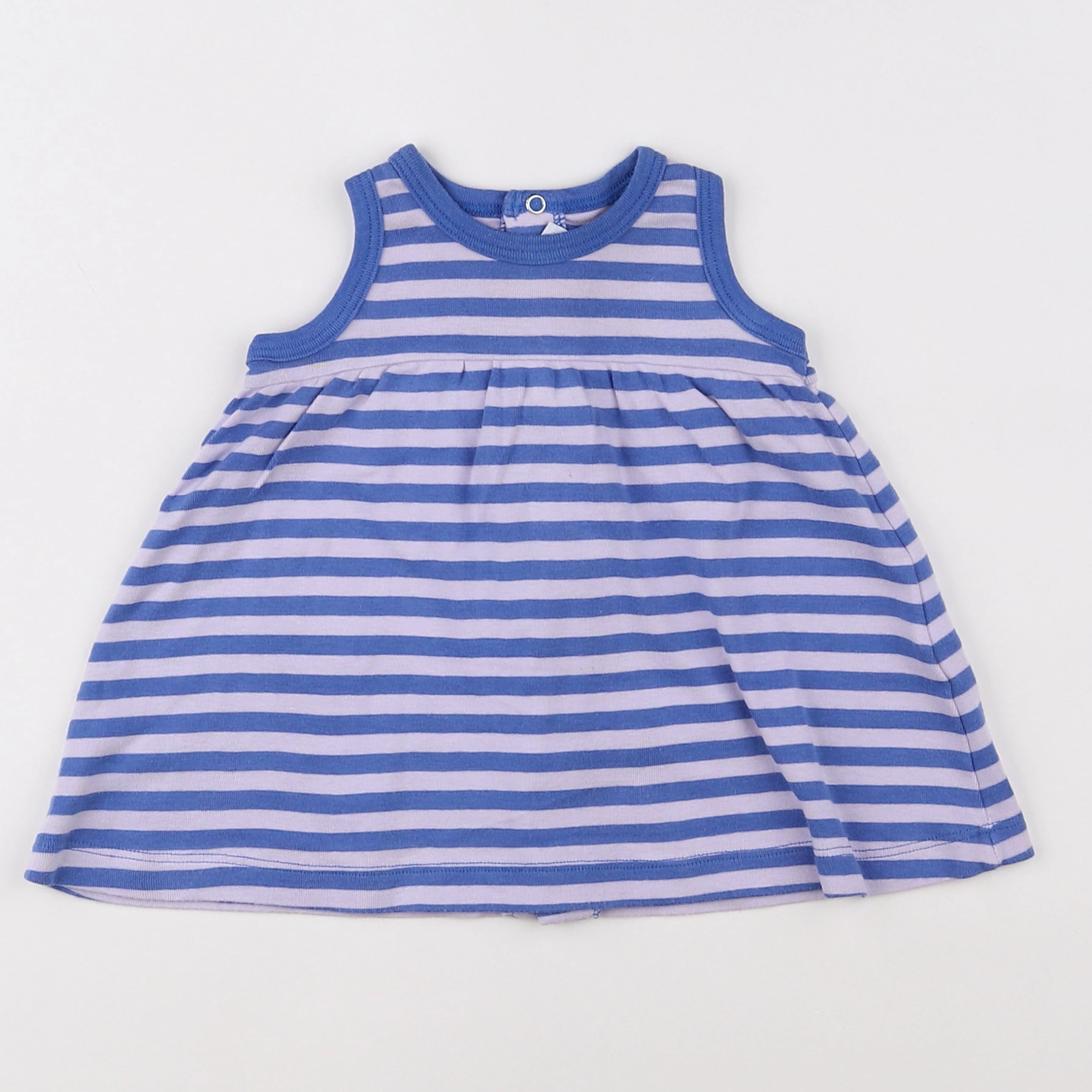 Petit Bateau - robe bleu - 3 mois