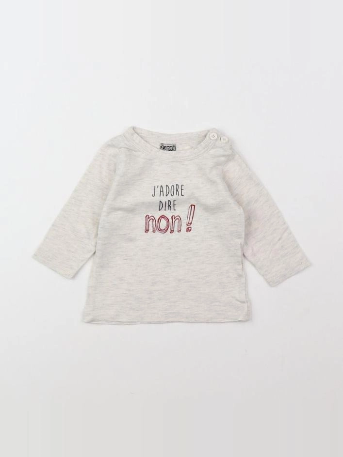 Tape à l'oeil - tee-shirt gris - 3 mois
