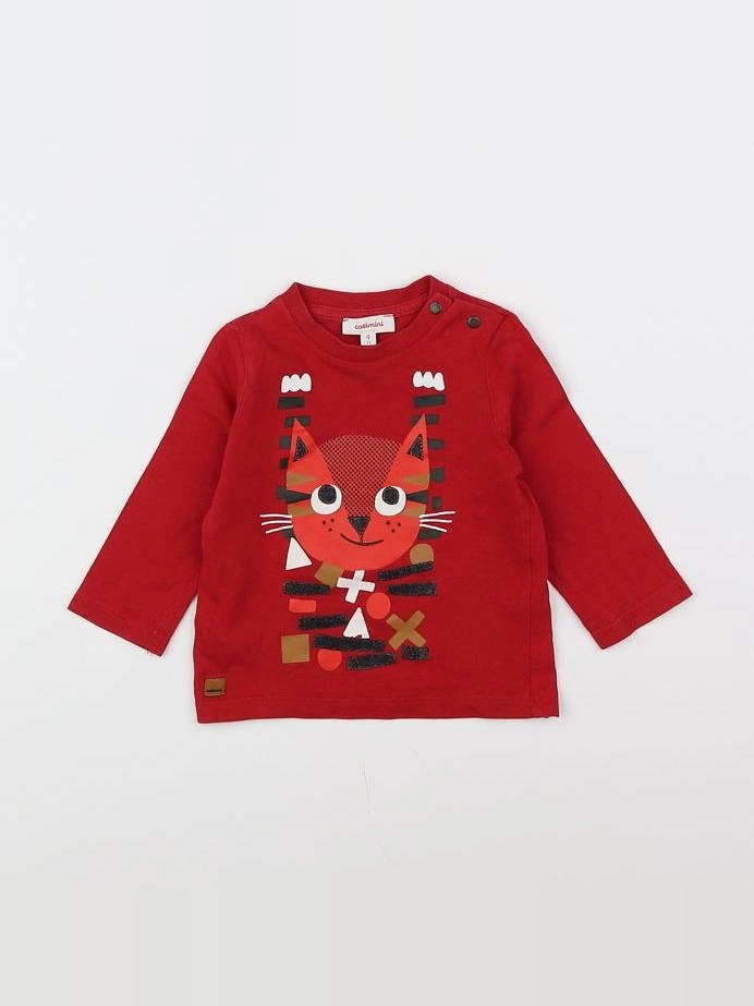 Catimini - tee-shirt rouge - 9 mois
