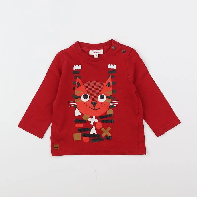 Catimini - tee-shirt rouge - 9 mois