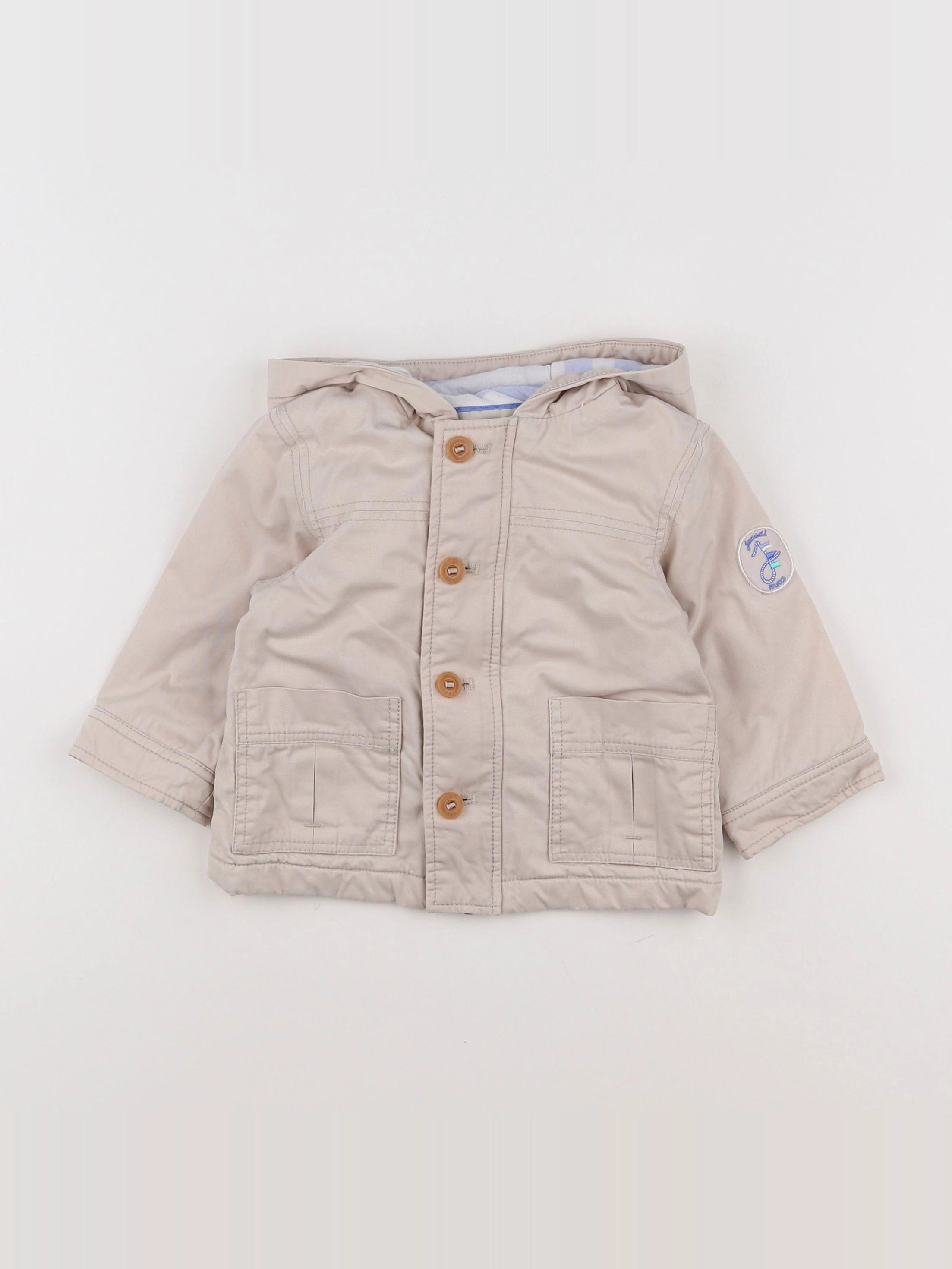 Jacadi - manteau beige - 12 mois