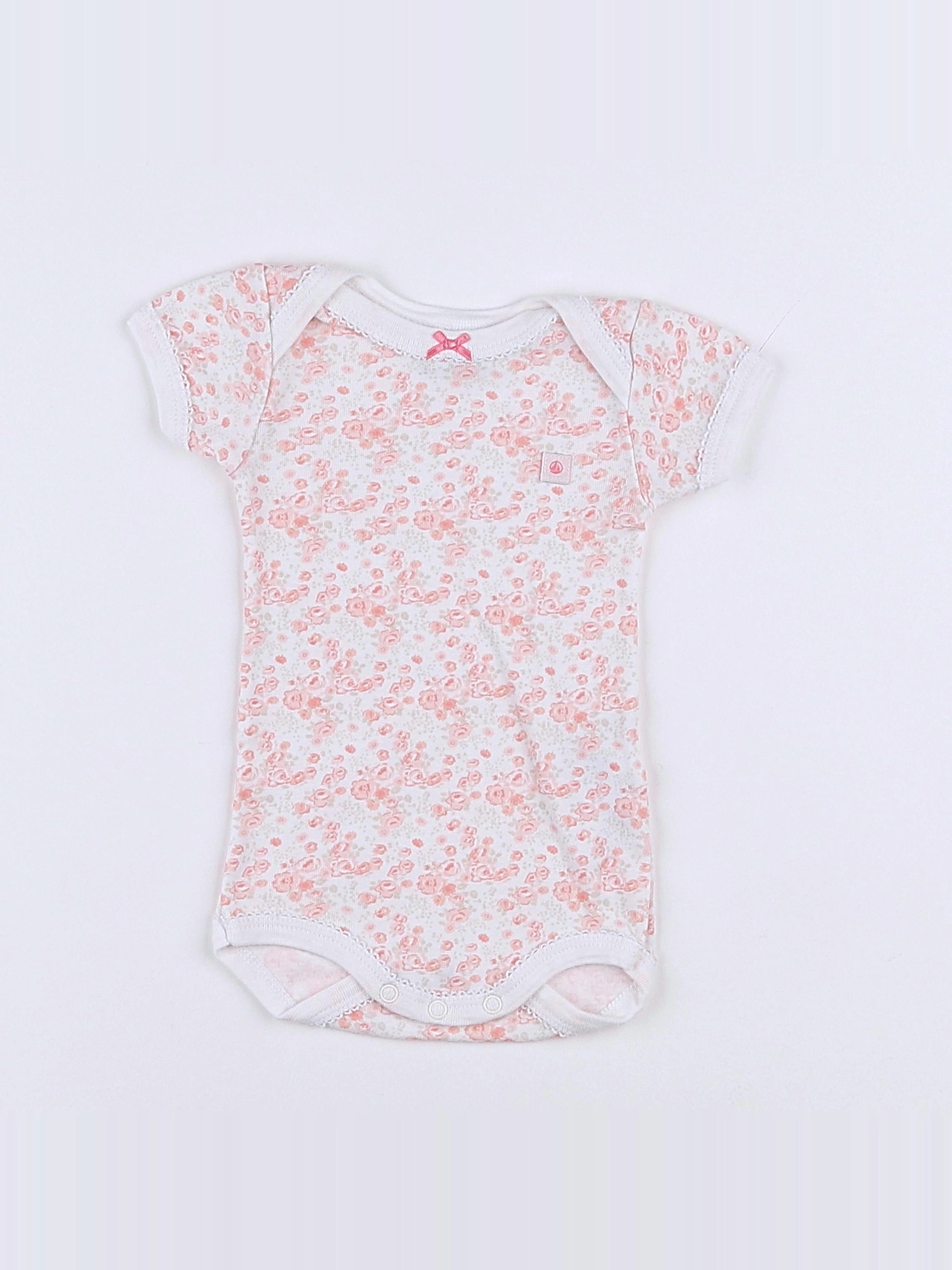 Petit Bateau - body rose - 3 mois