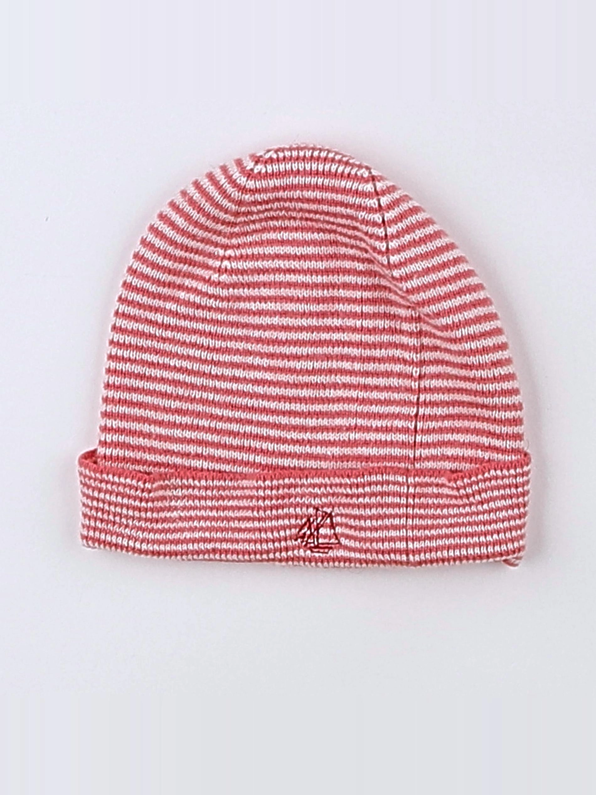 Petit Bateau - bonnet gris, rose - 3 mois