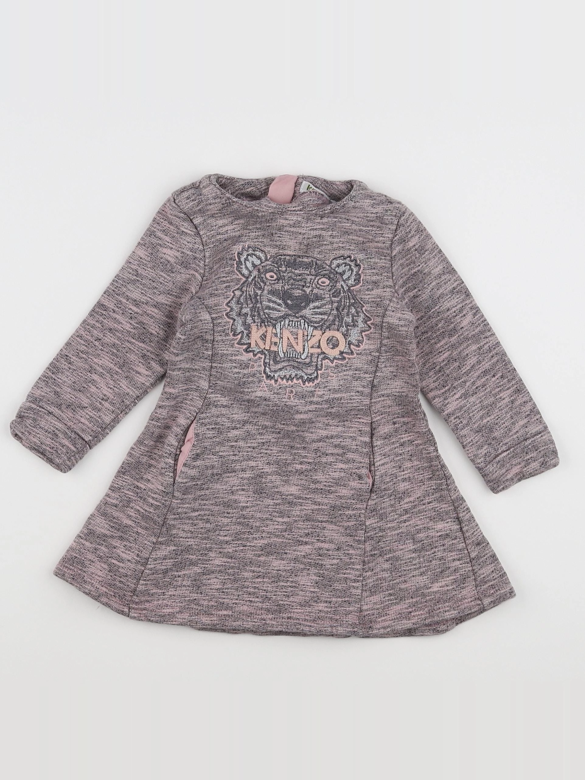 Kenzo - robe rose - 18 mois