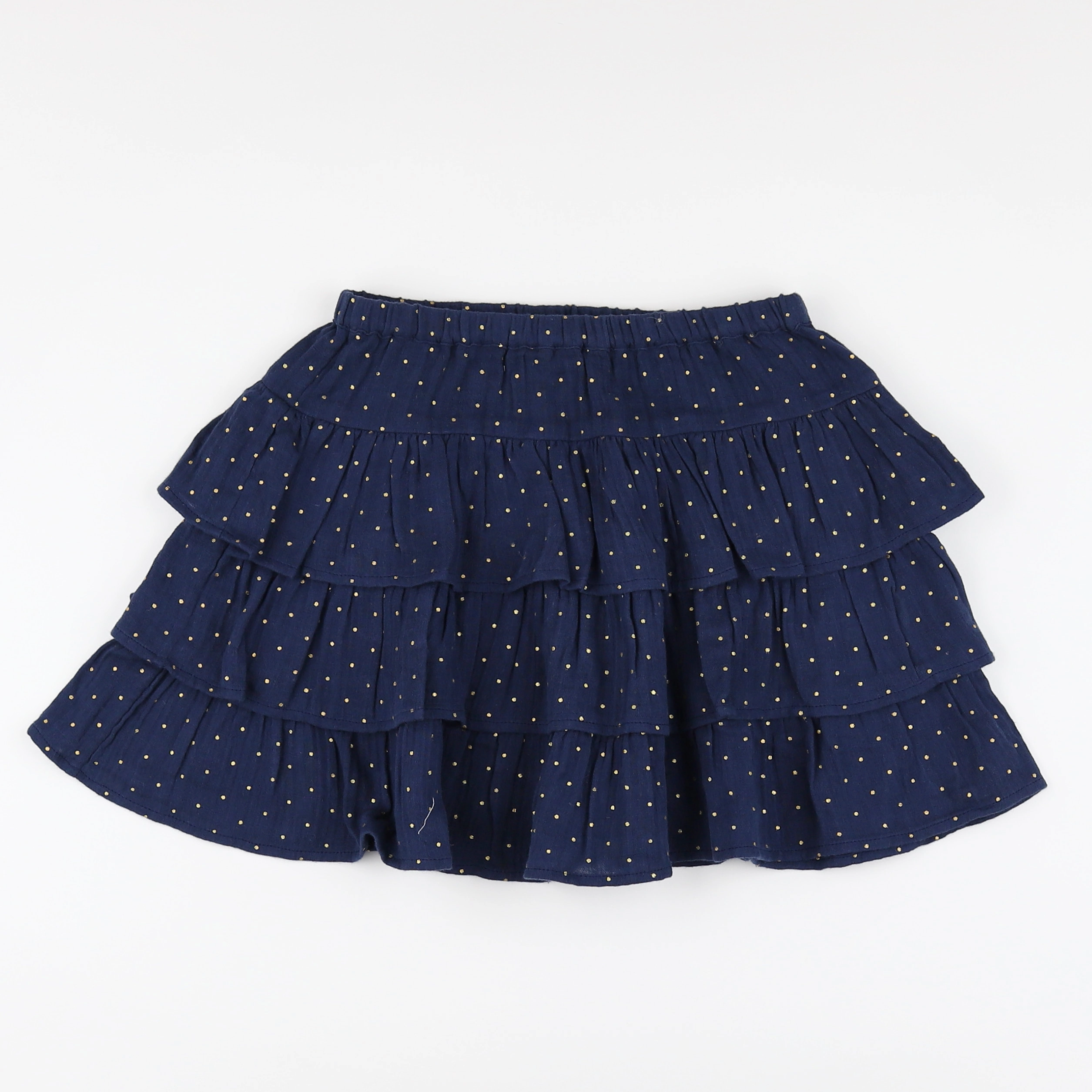 Bonton - jupe bleu, or - 10 ans