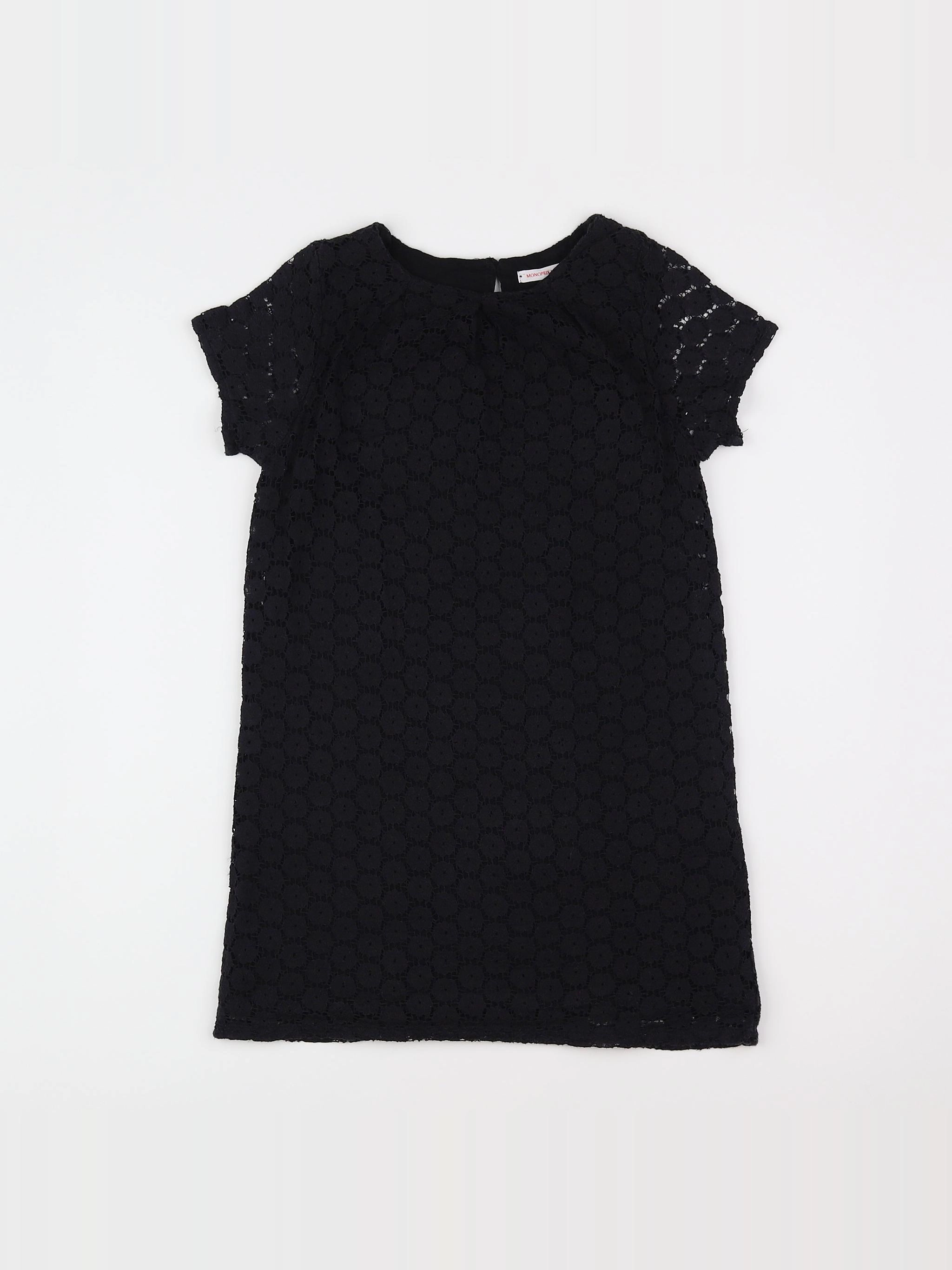 Monoprix - robe noir - 6 ans