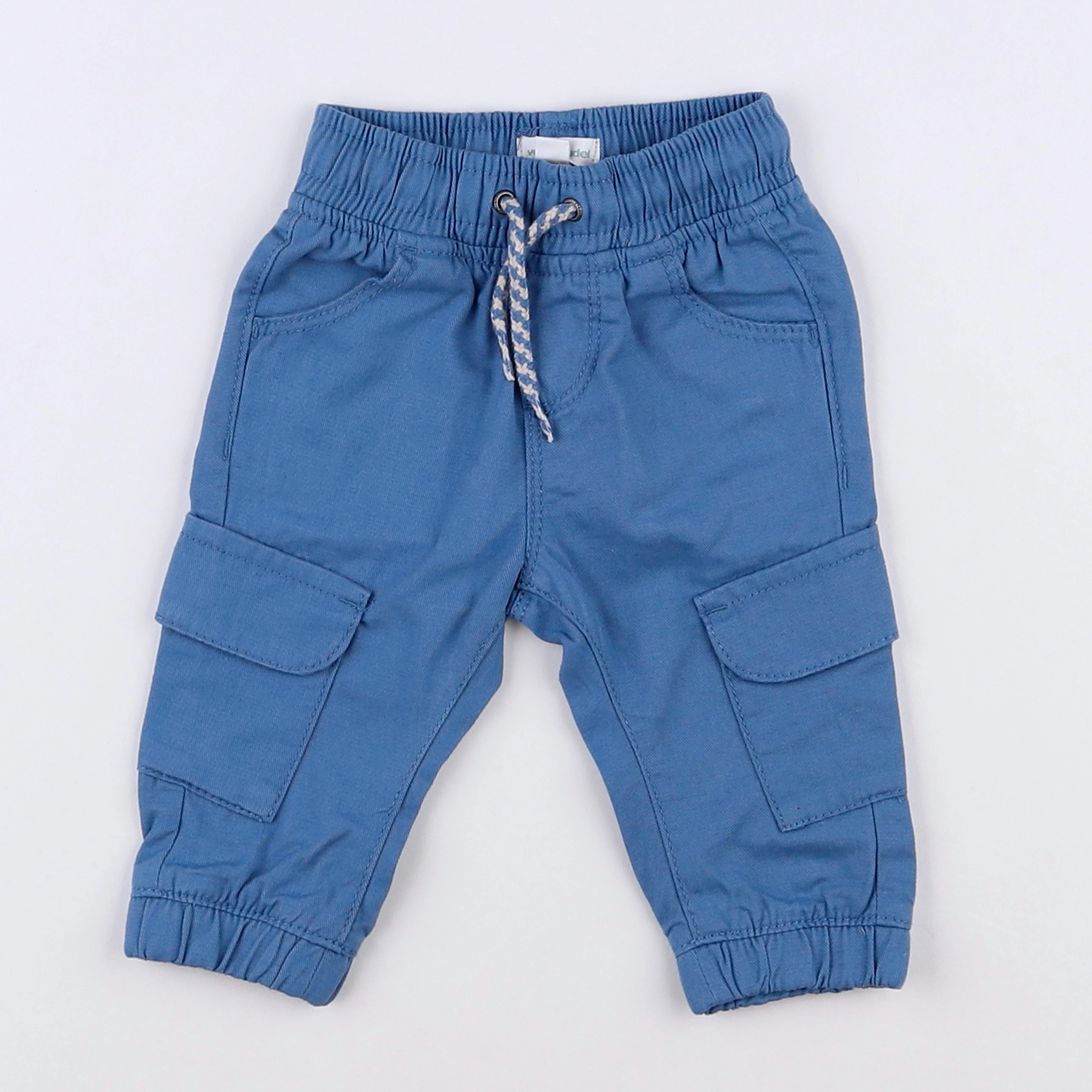 Vertbaudet - pantalon bleu - 3 mois