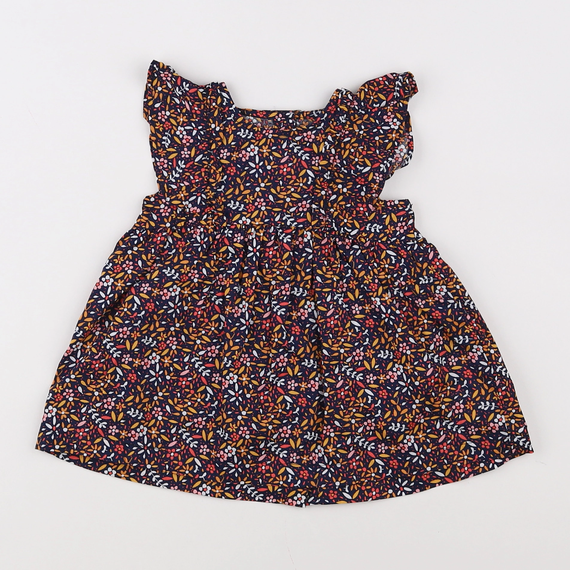 Vertbaudet - robe multicolore - 3 mois