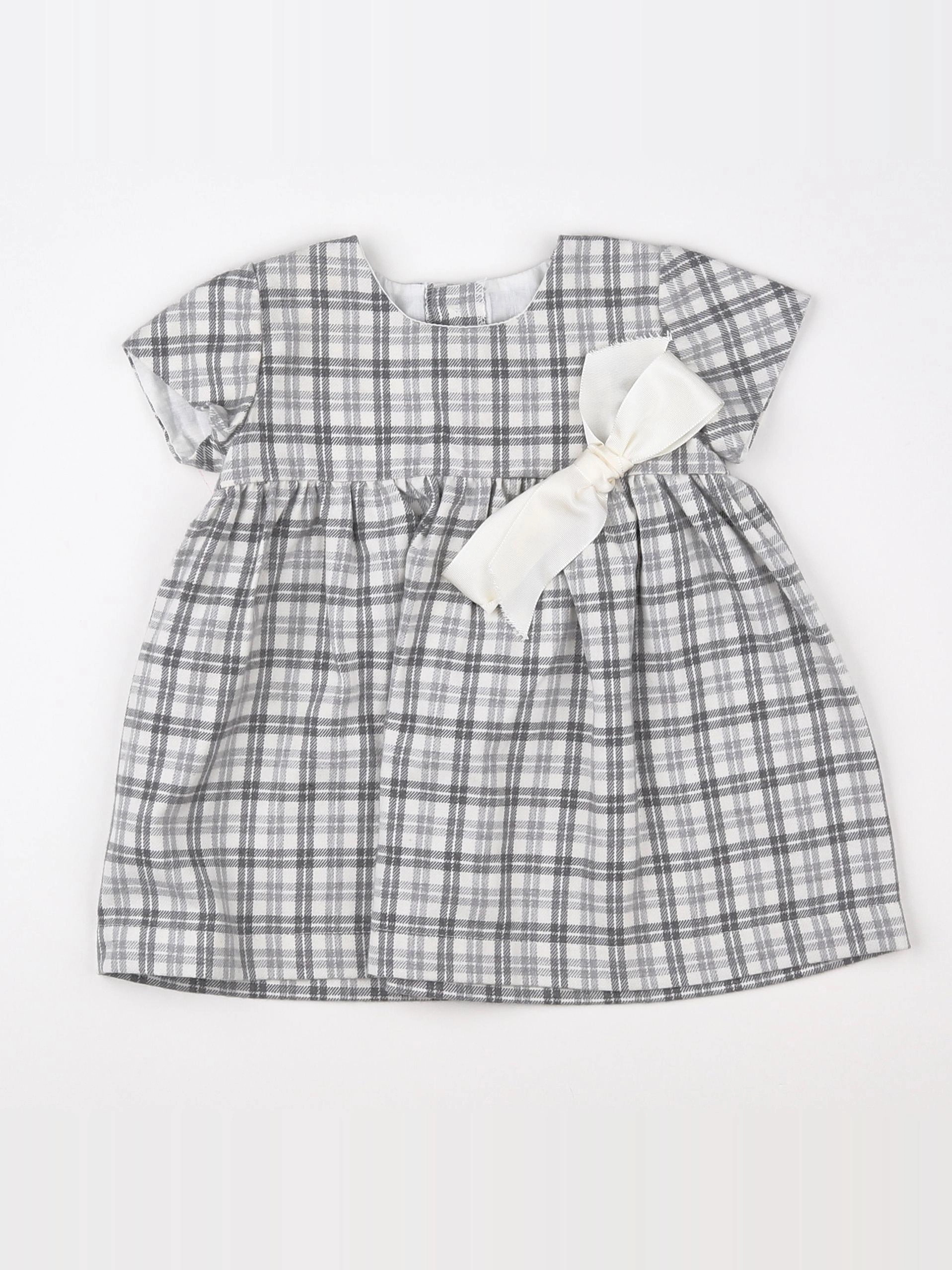 Lola Palacios - robe gris - 12 mois
