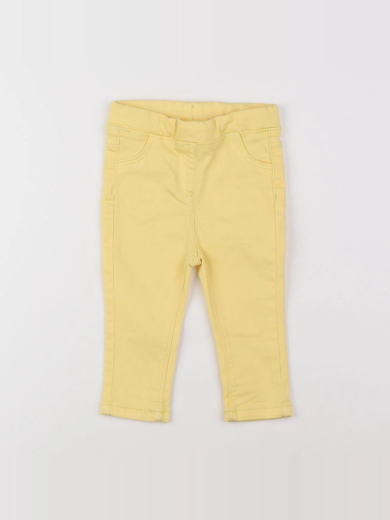 Tape à l'oeil - jegging jaune - 9 mois