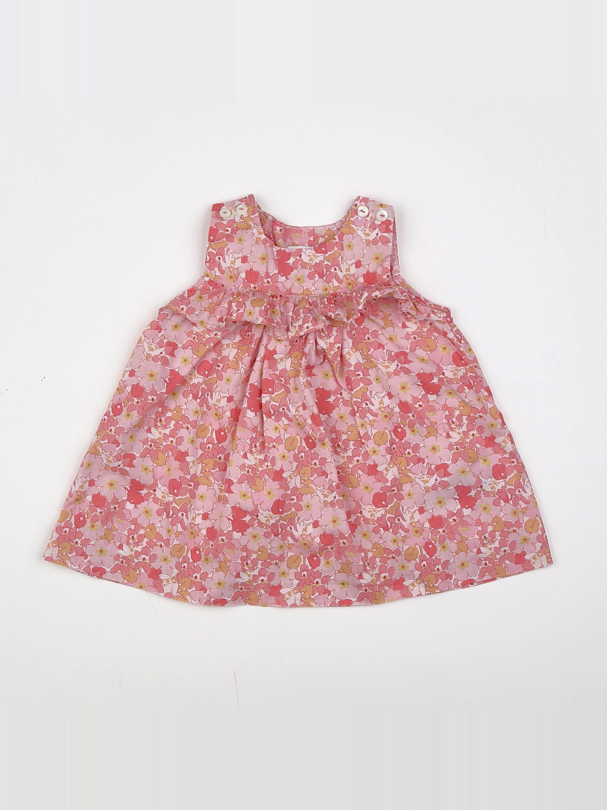 Jacadi - robe liberty multicolore - 3 mois