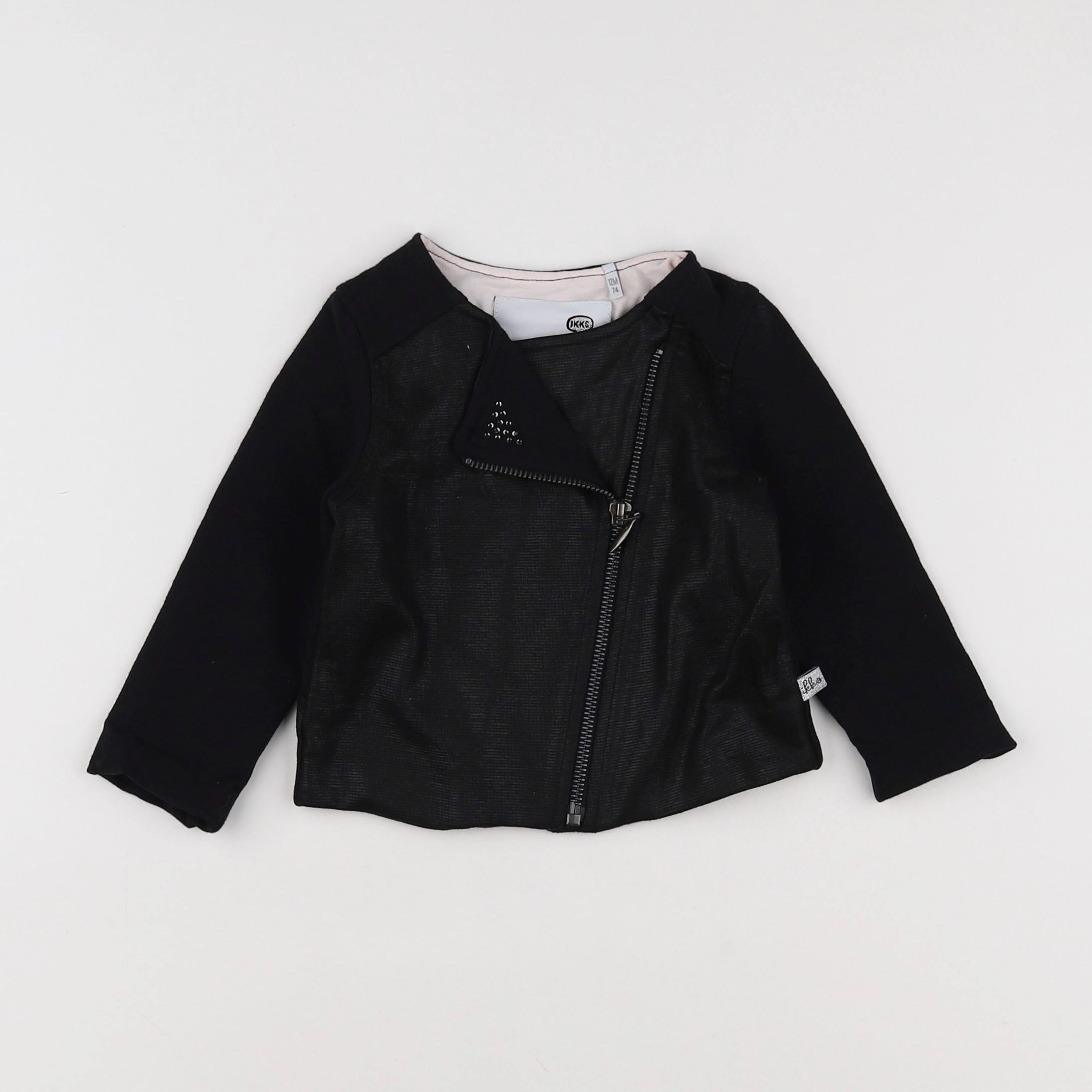 IKKS - veste noir - 12 mois