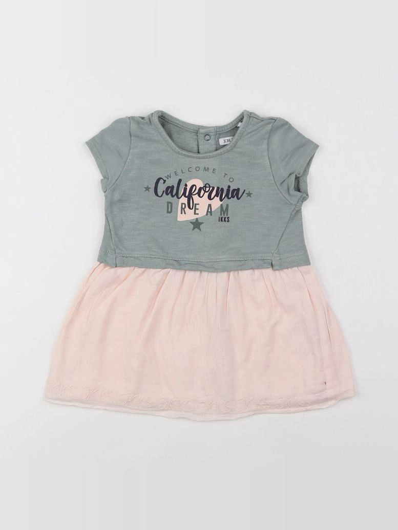 IKKS - robe gris - 12 mois