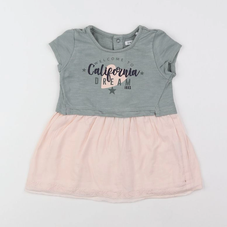 IKKS - robe gris - 12 mois