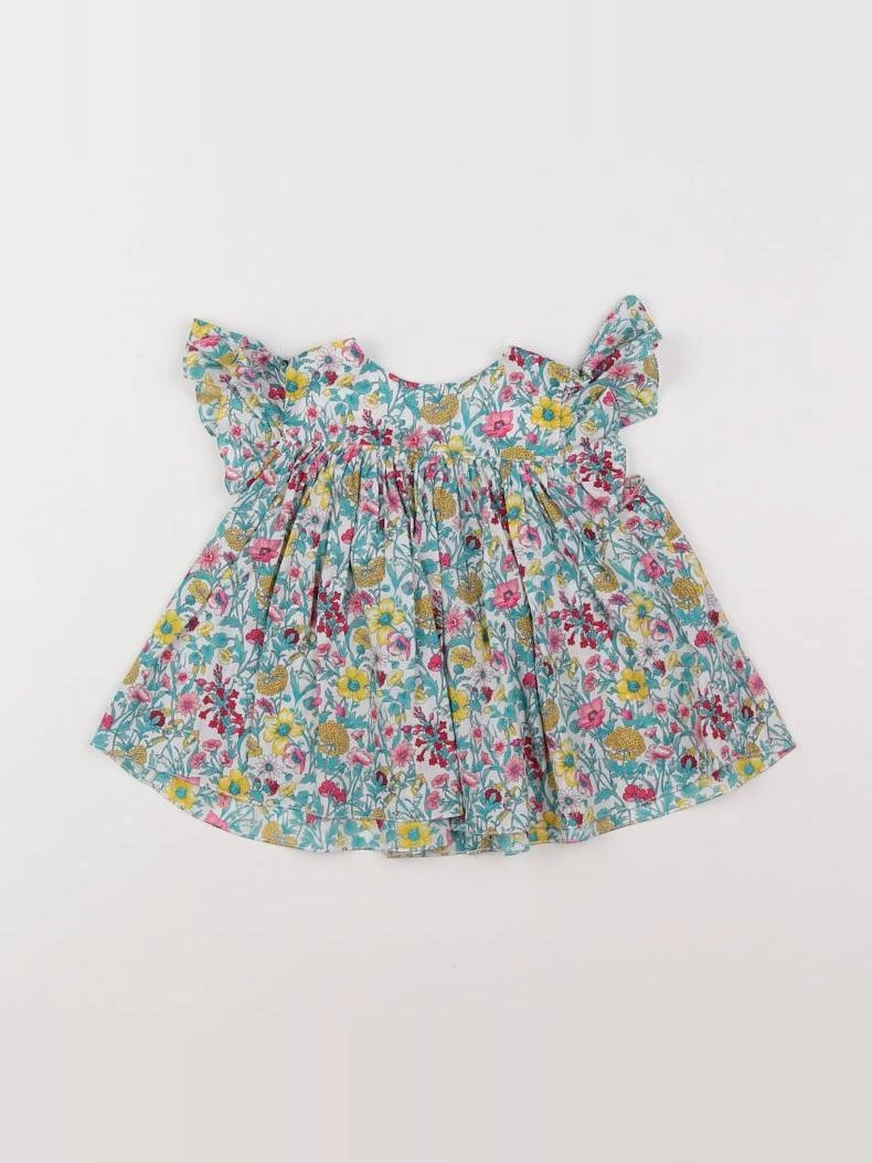 Jacadi - blouse liberty multicolore - 12 mois