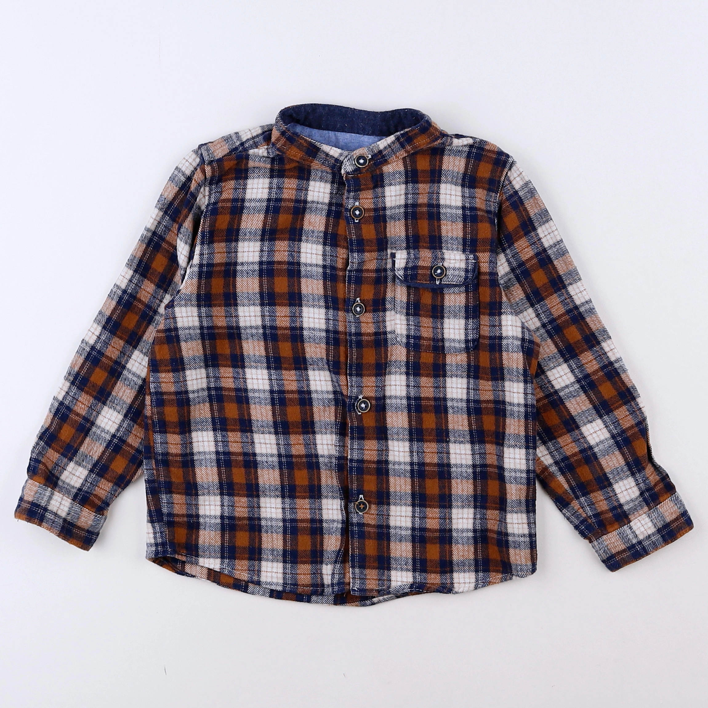 Zara - chemise marron, noir - 18 mois à 2 ans