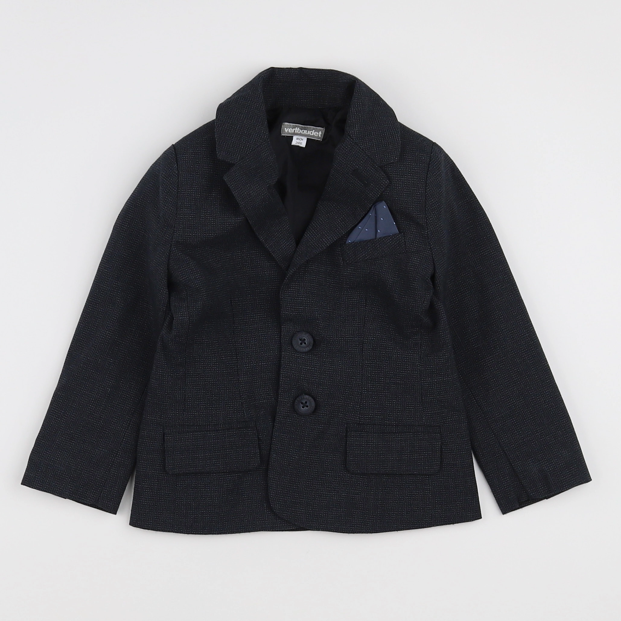 Vertbaudet - veste bleu - 2 ans