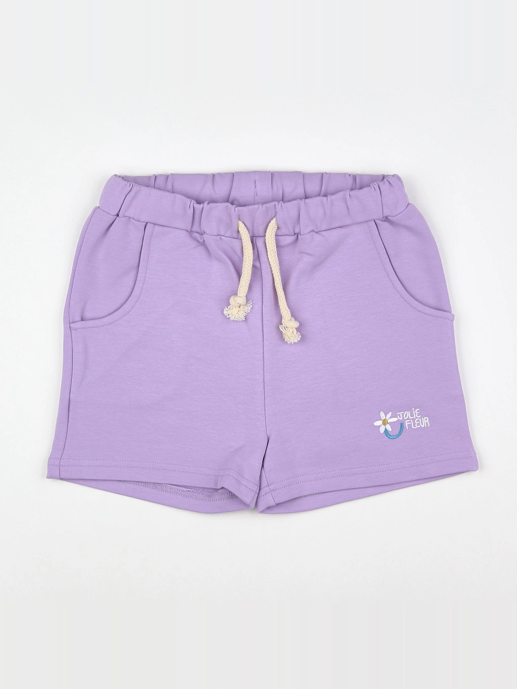 Maison Tadaboum - short violet (état neuf) - 9 mois